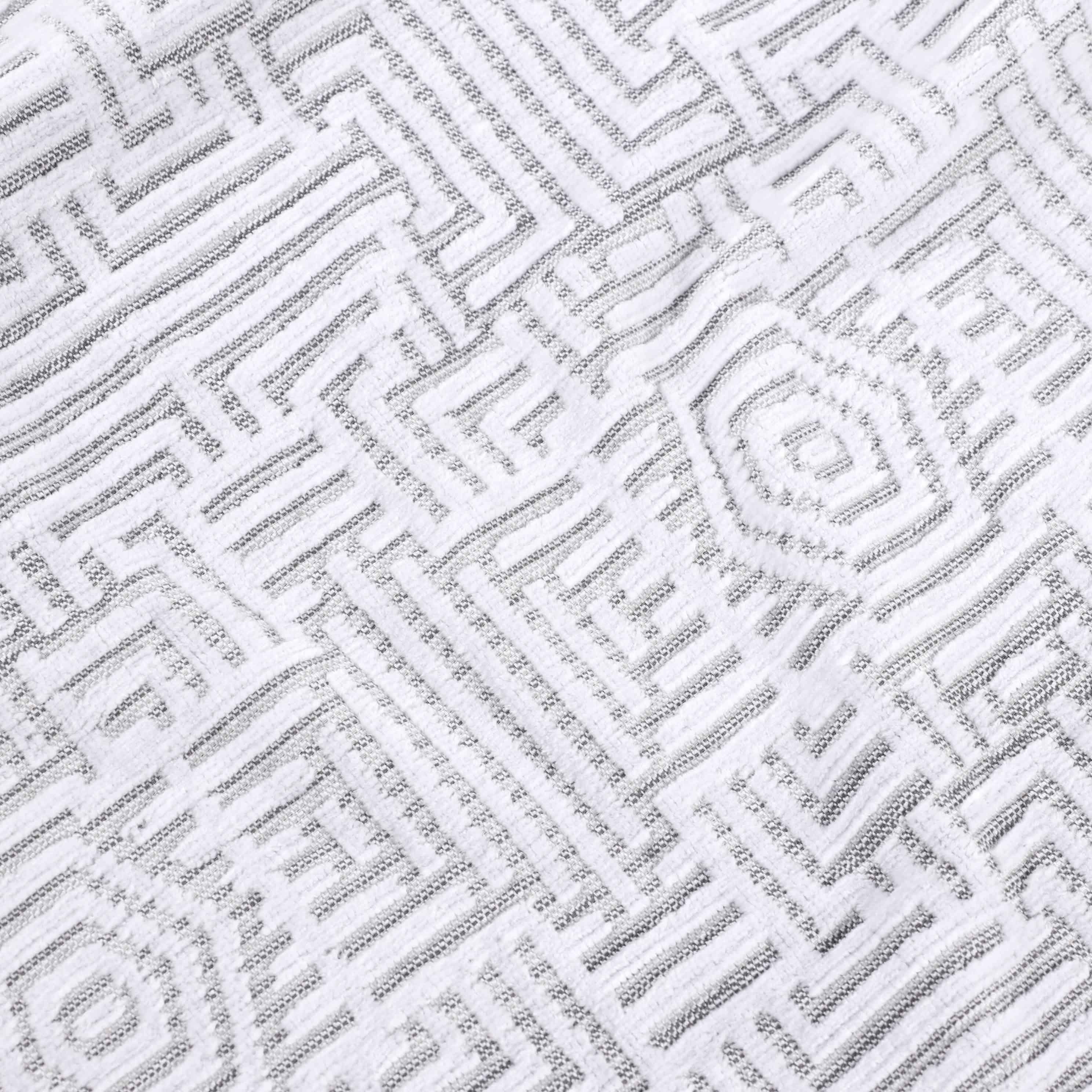 Premium Cotton Modern Geometric Jacquard Plush Face Towel Washcloth Set of 12 - Soft Bath & Spa Essentials for Gentle Skin Care & Luxury Home Decor