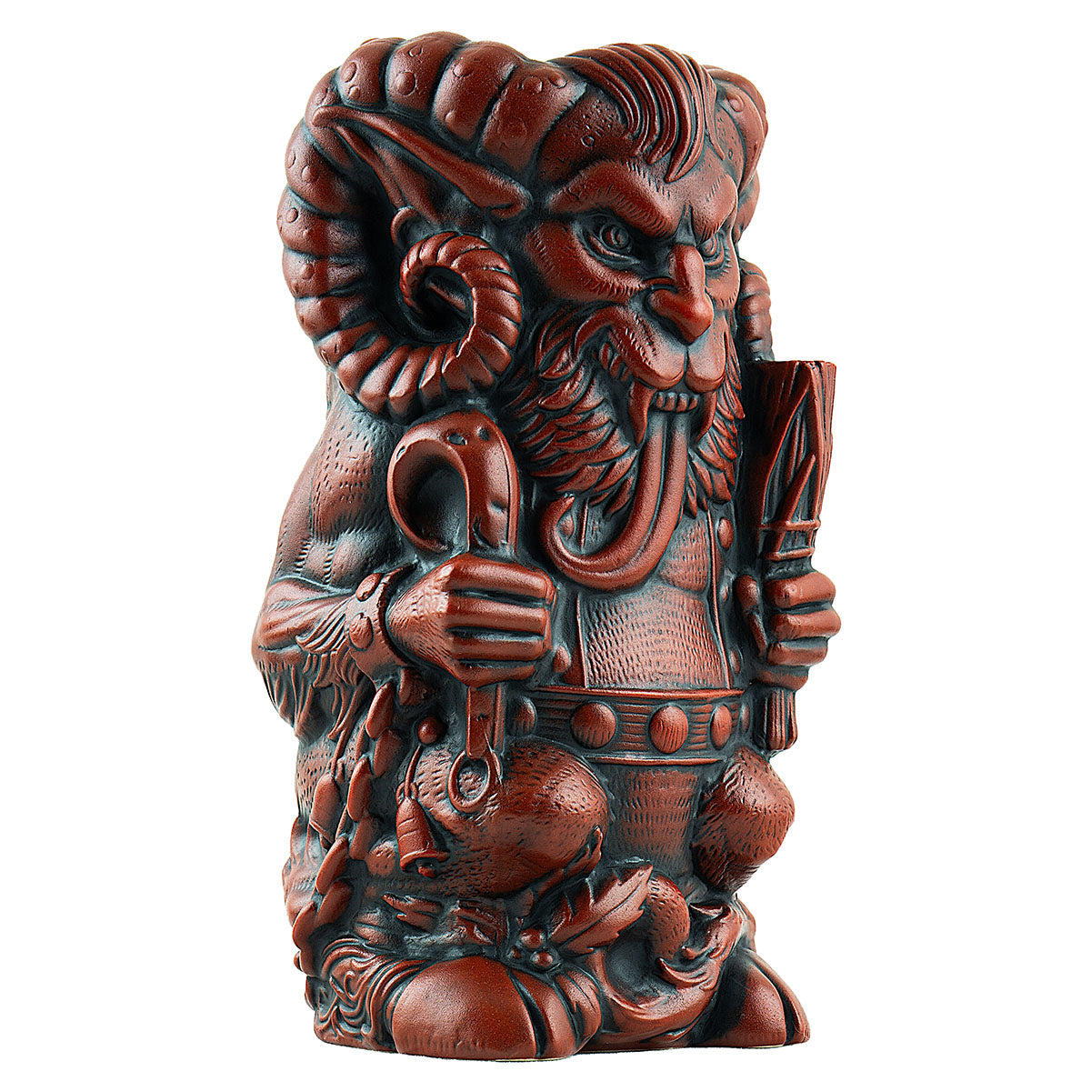 Krampus Designer Series Tiki Mug - Naughty Christmas Horror Collectible Cup for Halloween & Holiday Parties - Perfect for Cocktails, Home Decor & Gift Giving