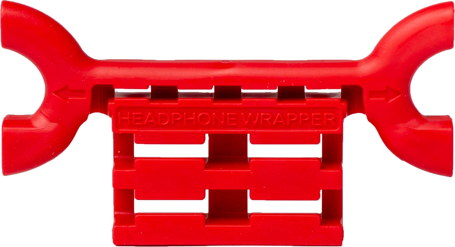 Premium Headphone Wrapper - Earbud & Cord Organizer Holder (Cherry Red) | Tangle-Free Storage for Travel, Gym & Daily Use