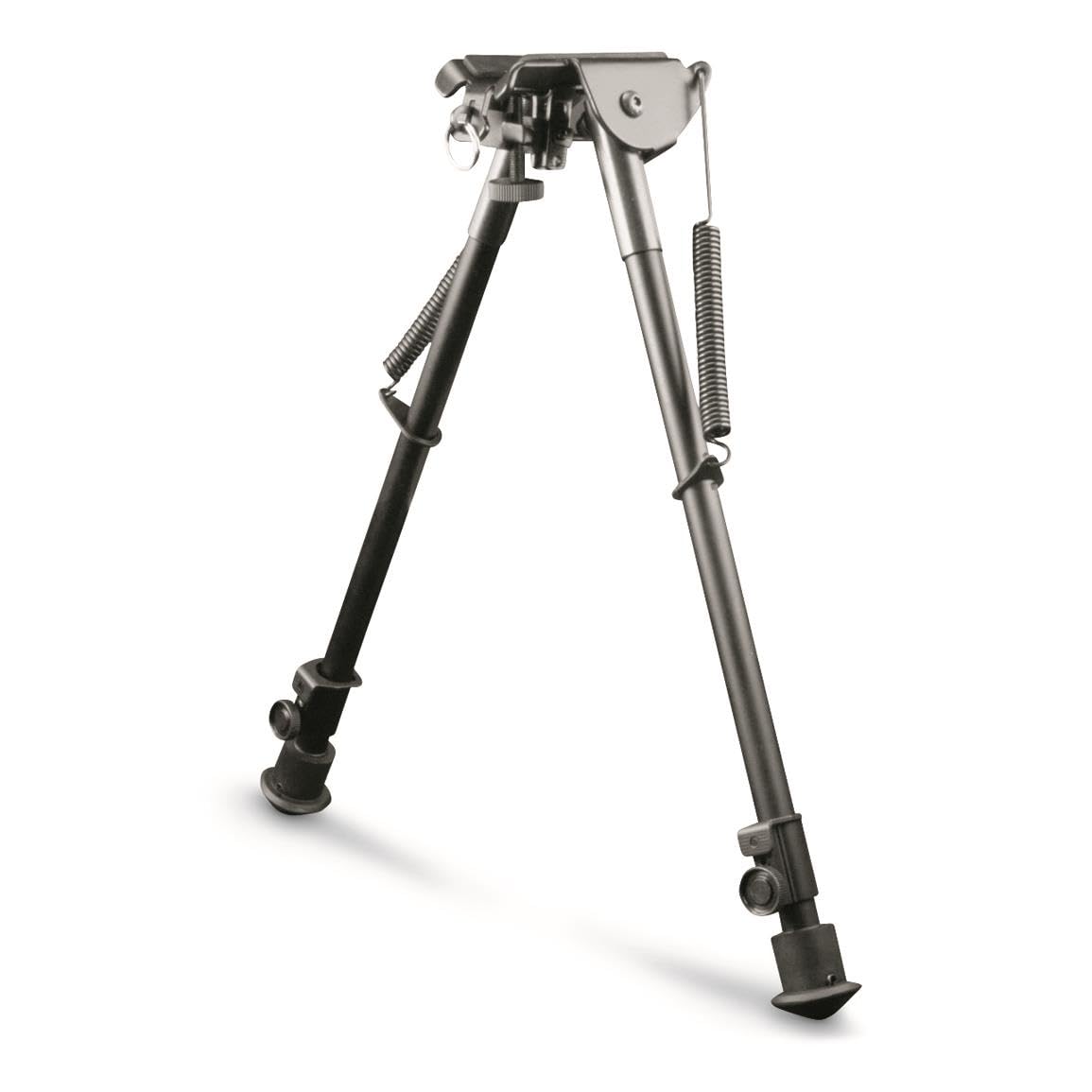 AIM SPORTS Adjustable Spring Return Bipod - Lightweight Rifle Bipod for Hunting & Shooting | Perfect for Precision Shooting, Long Range Hunting & Tactical Use