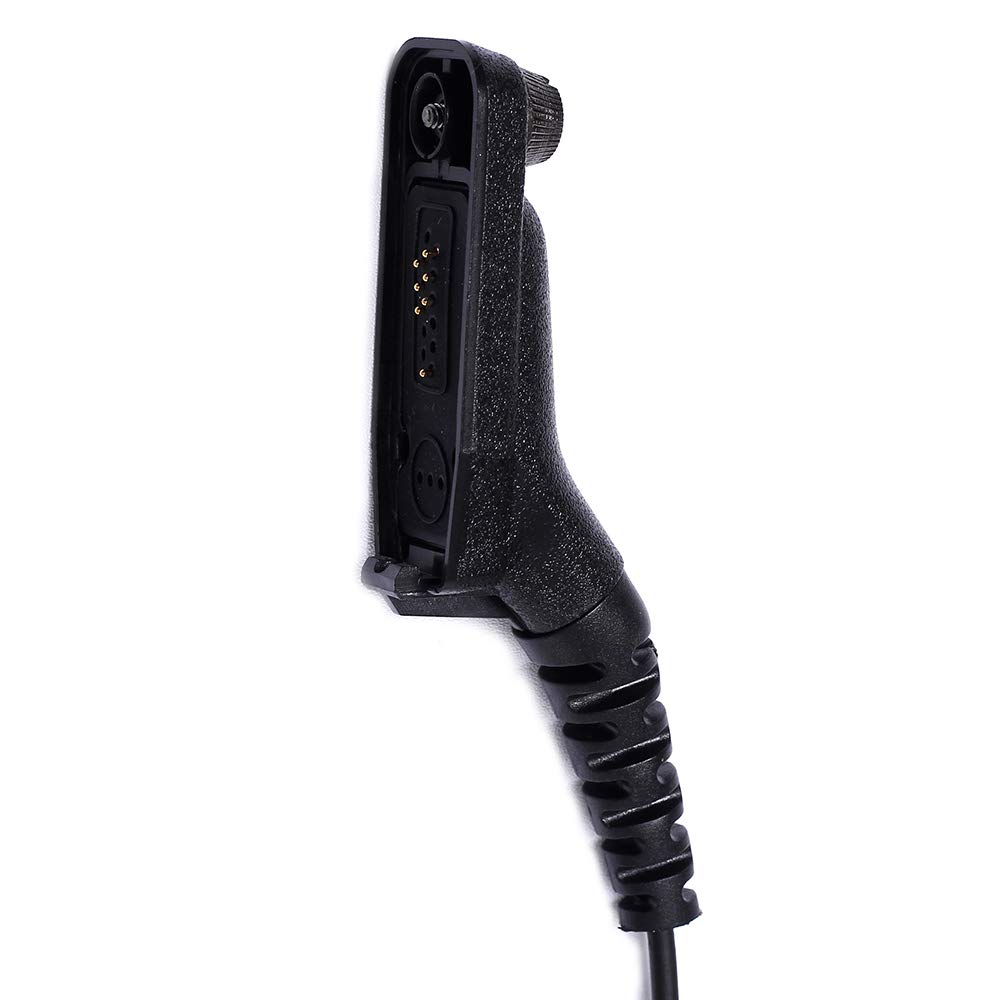 APX 6000 Surveillance Earpiece with Microphone - G Shape Covert Headset for Motorola XPR 7550e, XPR 7550, XPR 6550, APX 8000, XPR 7580 2-Way Radios & Walkie Talkies (5-Pack) - Ideal for Security, Law Enforcement & Event Communication