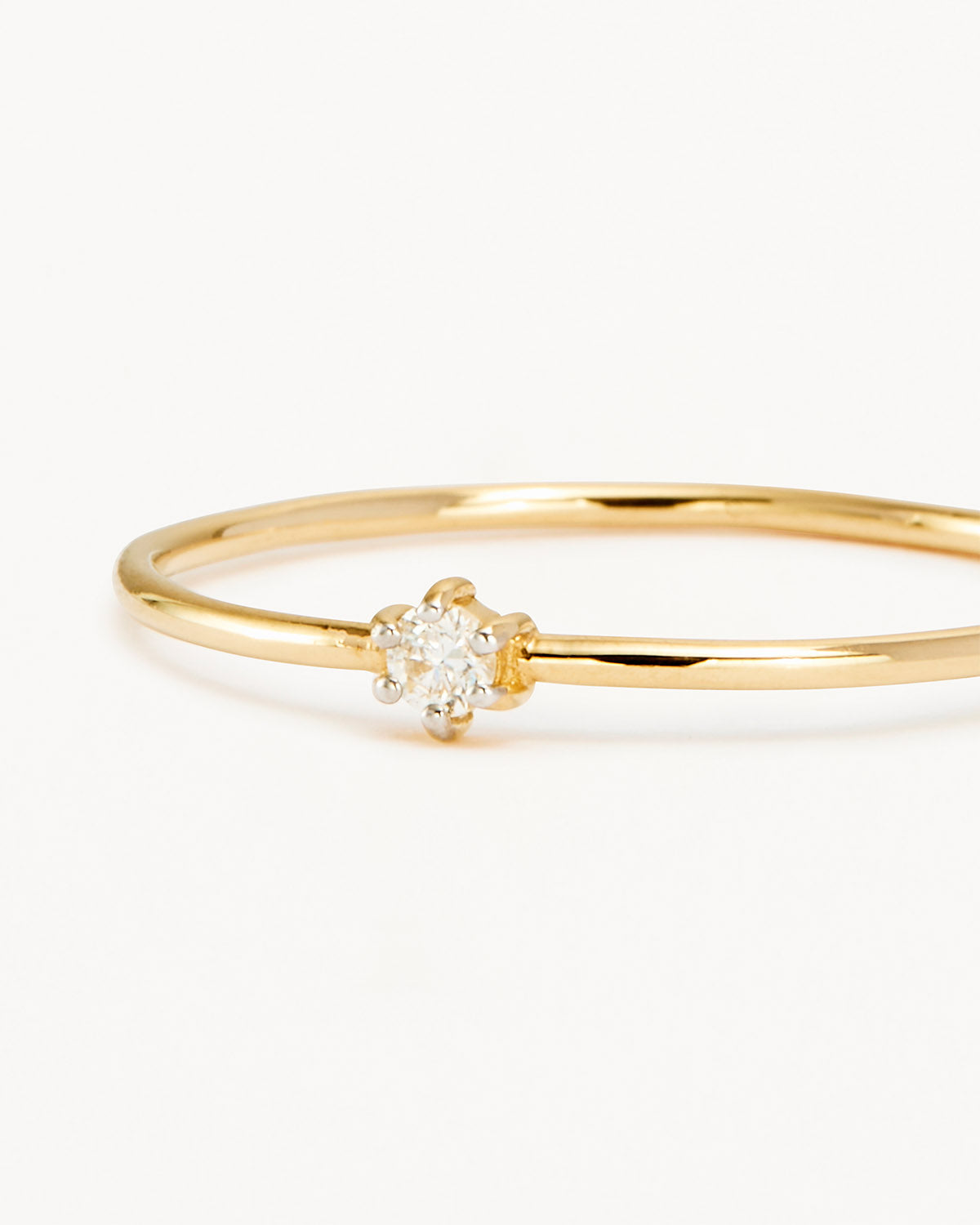 14K Solid Gold Sweet Droplet Diamond Ring for Women - Dainty Elegant Wedding Engagement Promise Gift - Perfect for Anniversaries, Valentine's Day & Special Occasions