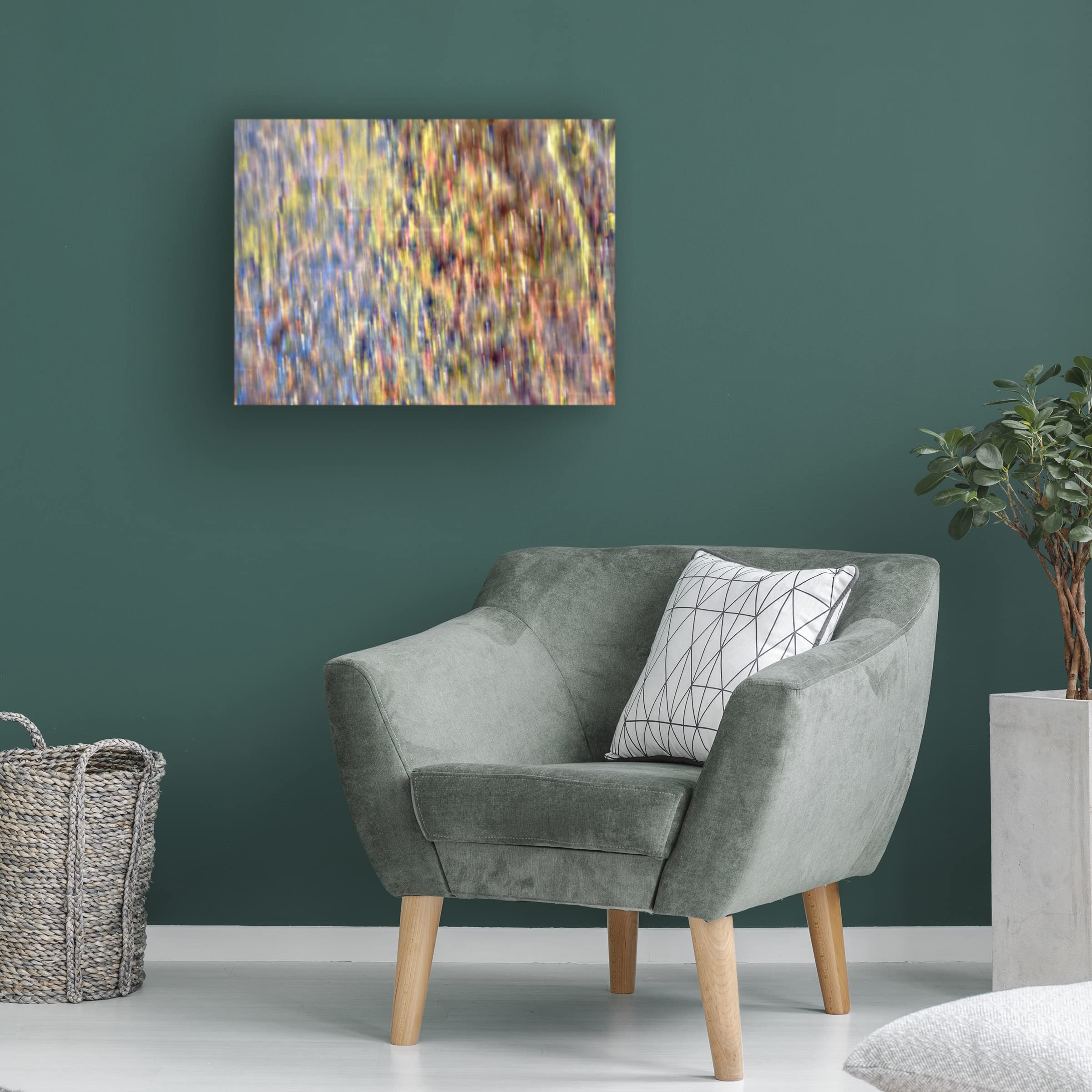 Bohemian Spirits IV Canvas Wall Art by Eva Bane - Handmade Bohemian Decor for Living Room, Bedroom & Office - Vibrant Abstract Painting for Modern Home Decor