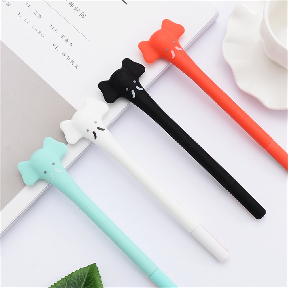 Cute Kawaii Cartoon Elephant Gel Ink Pens - 6 Pack Colorful Novelty Pens for Kids, Girls School & Office Supplies - Fun Writing Tools for Homework, Notes, Journaling & Gifts