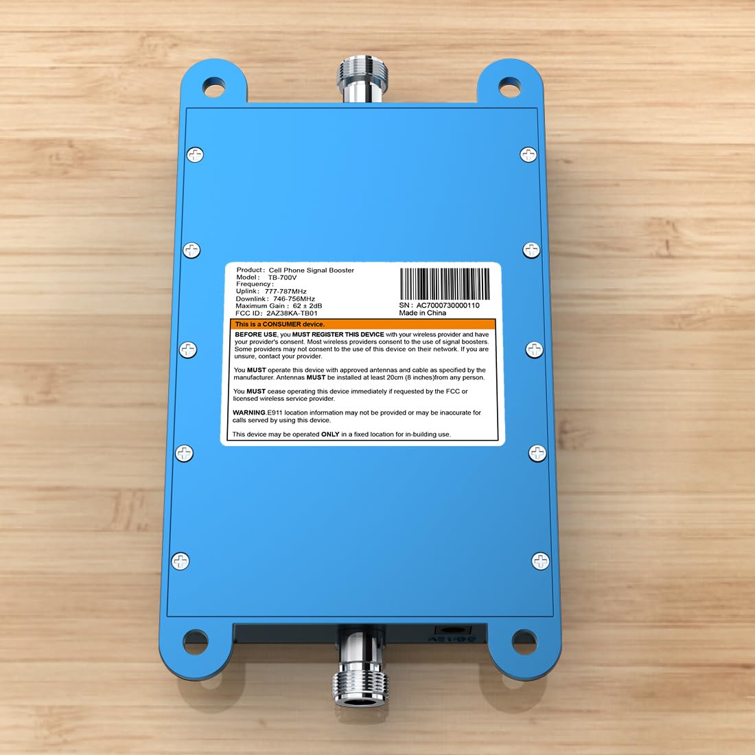 5G/4G/3G/2G Cell Phone Signal Booster Amplifier for Home - Supports Verizon, AT&T, Straight Talk, US Cellular, Cricket, Sprint & MetroPCS - Covers 4000 Sq.Ft - Enhances Bands 2/5/13/25 - Perfect for Basements, Rural Areas & Large Homes
