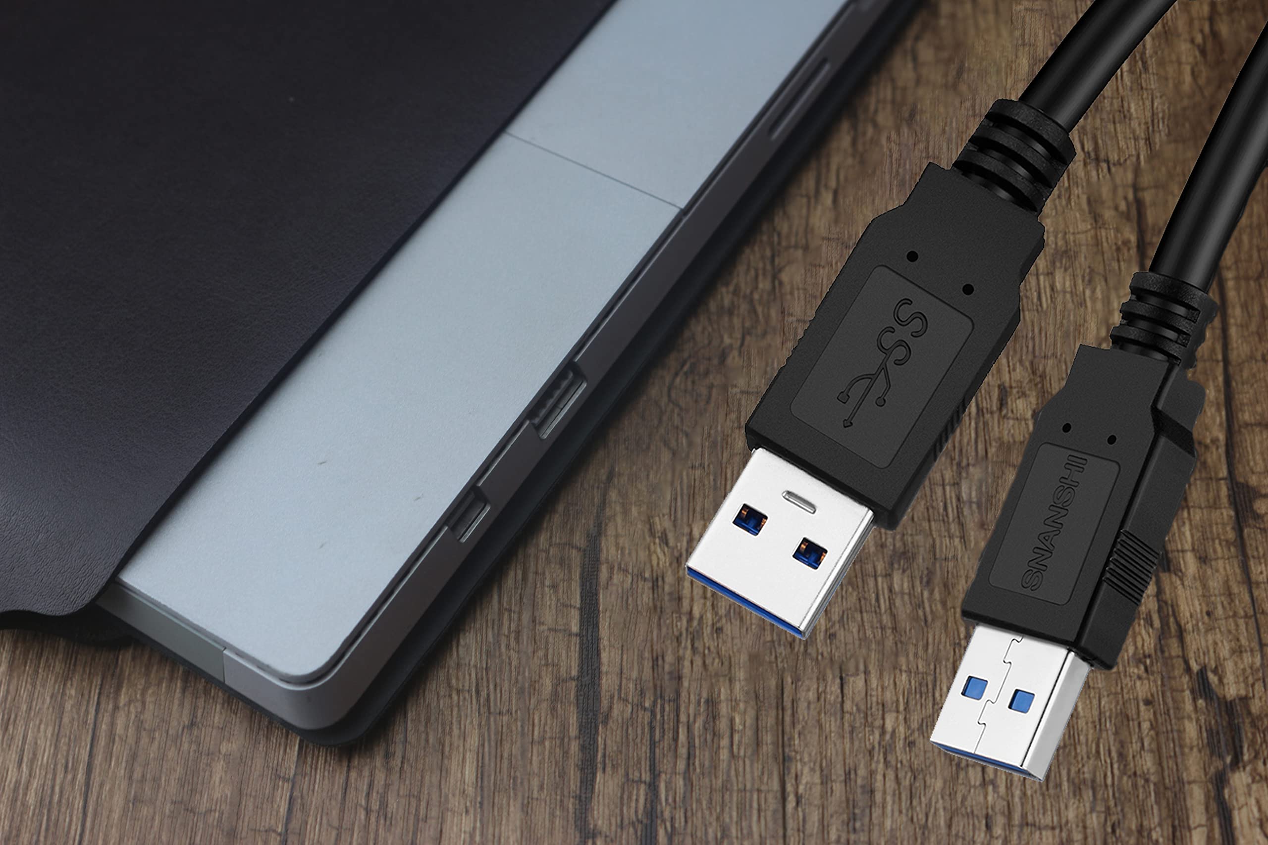 20ft USB 3.0 A Male to A Male Cable - High Speed Data Sync & Charging Cord for Hard Drives, Hubs, DVD Players & Laptop Coolers - Durable Long USB Extension for Home & Office Setup