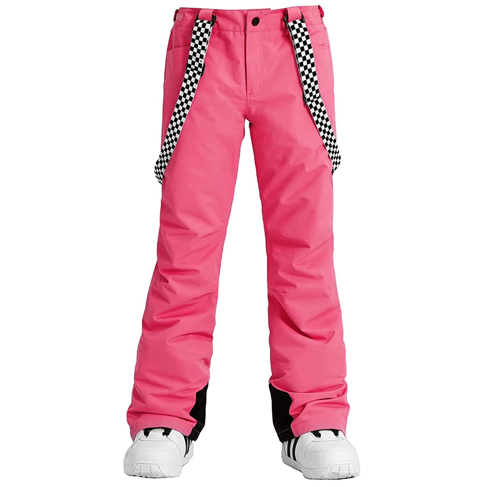 IMPHUT Women's Waterproof Ski Pants - Winter Snowboard Bib Overalls for Skiing, Snowboarding & Hiking - Thermal Insulated Snow Pants for Cold Weather Outdoor Activities