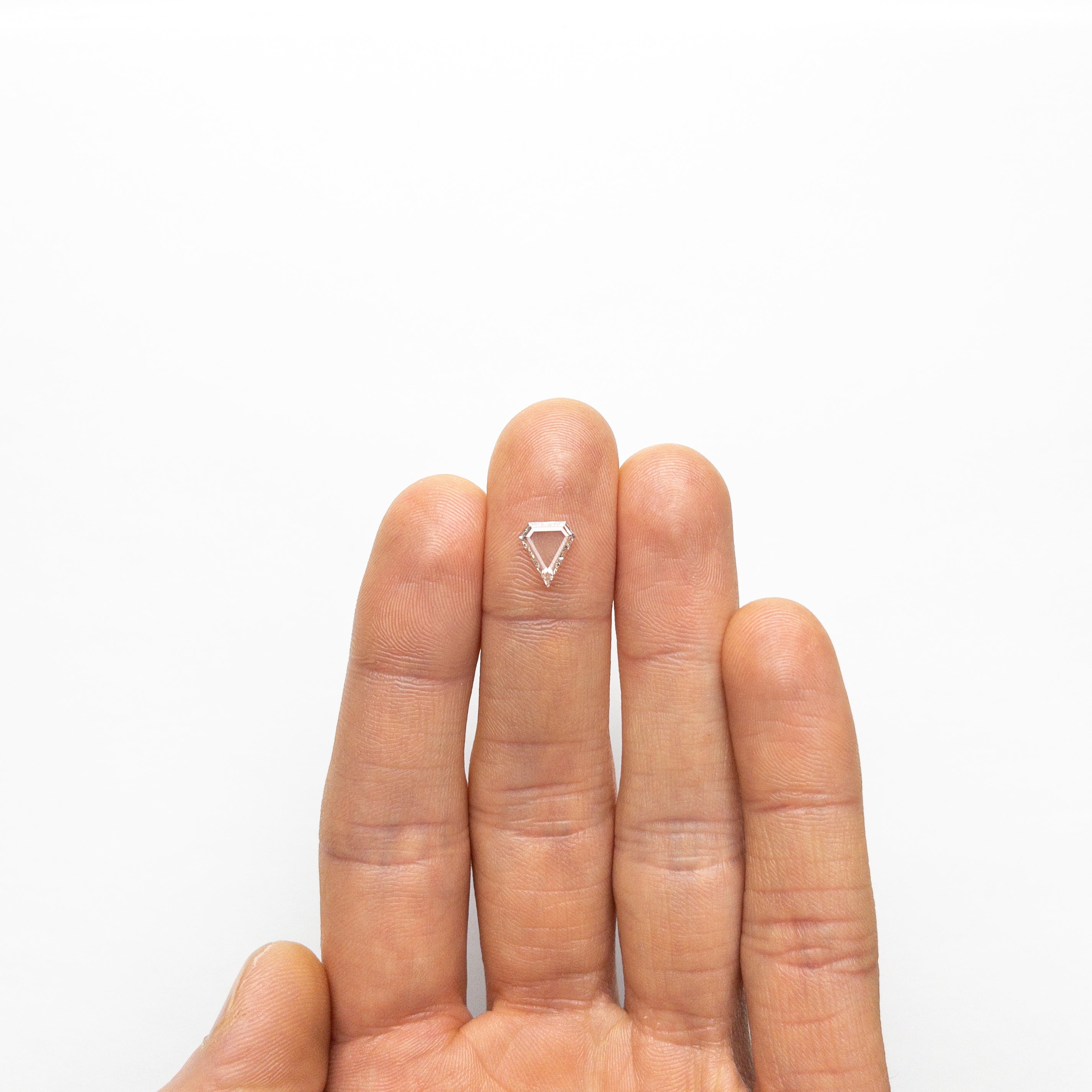 0.72ct 8.35x7.23x1.52mm SI1 H Shield Portrait Cut Loose Diamond for Engagement Rings & Jewelry Making - Perfect for Custom Bridal Jewelry Designs