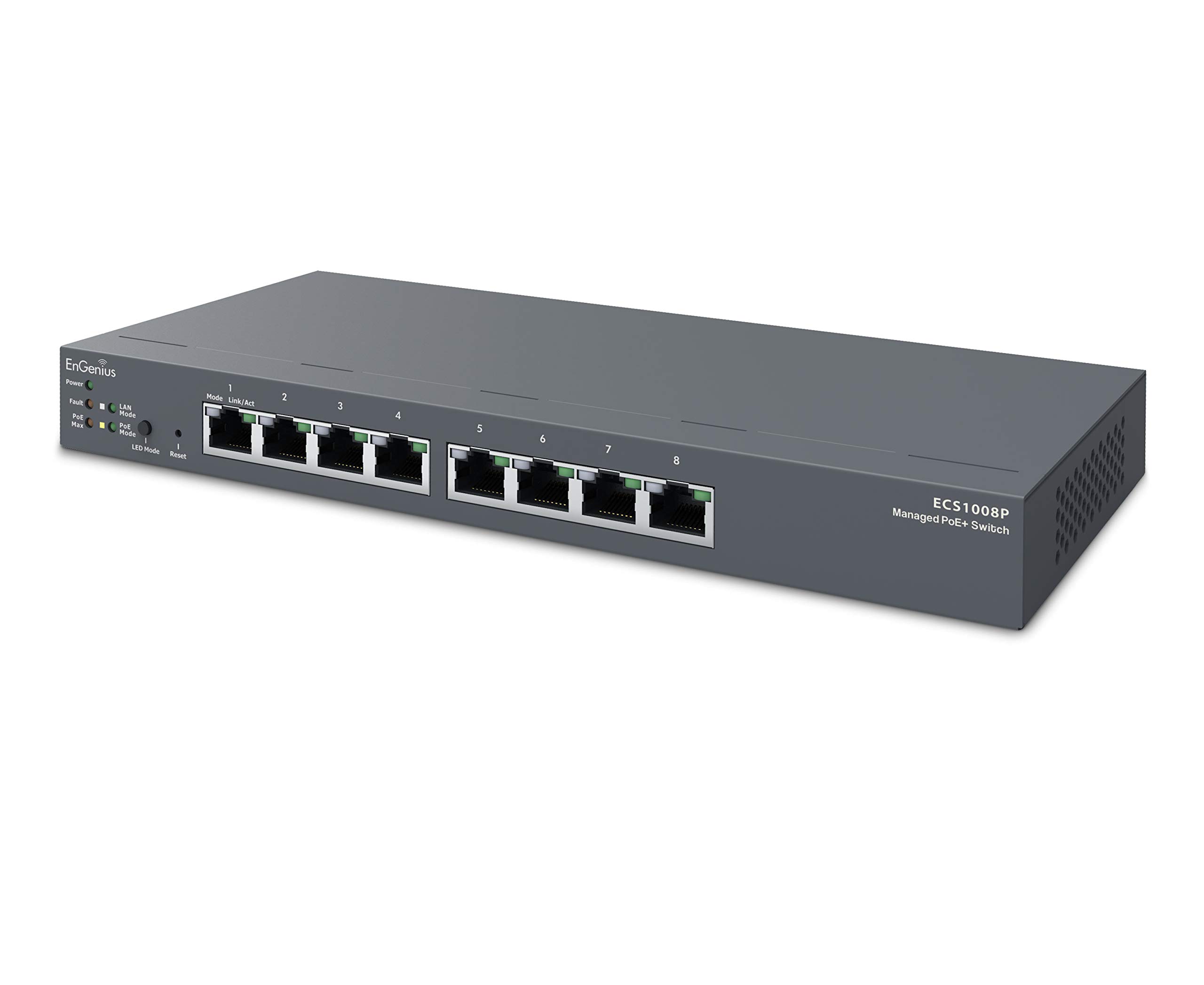 EnGenius Cloud ECS1552 48-Port Gigabit Ethernet Switch with 4 SFP+ Ports - Ideal for Business Networks, Data Centers & High-Speed Connectivity Solutions