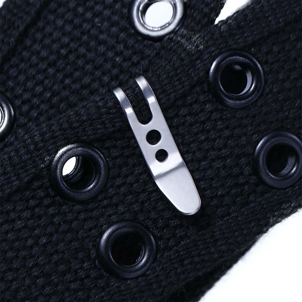 Stainless Steel Pocket Bag Suspension Clip - 1PC Mini Metal Key Buckle for Waist Belt & Hanging | Portable Outdoor Gadget for Hiking, Camping & Everyday Carry (EDC)