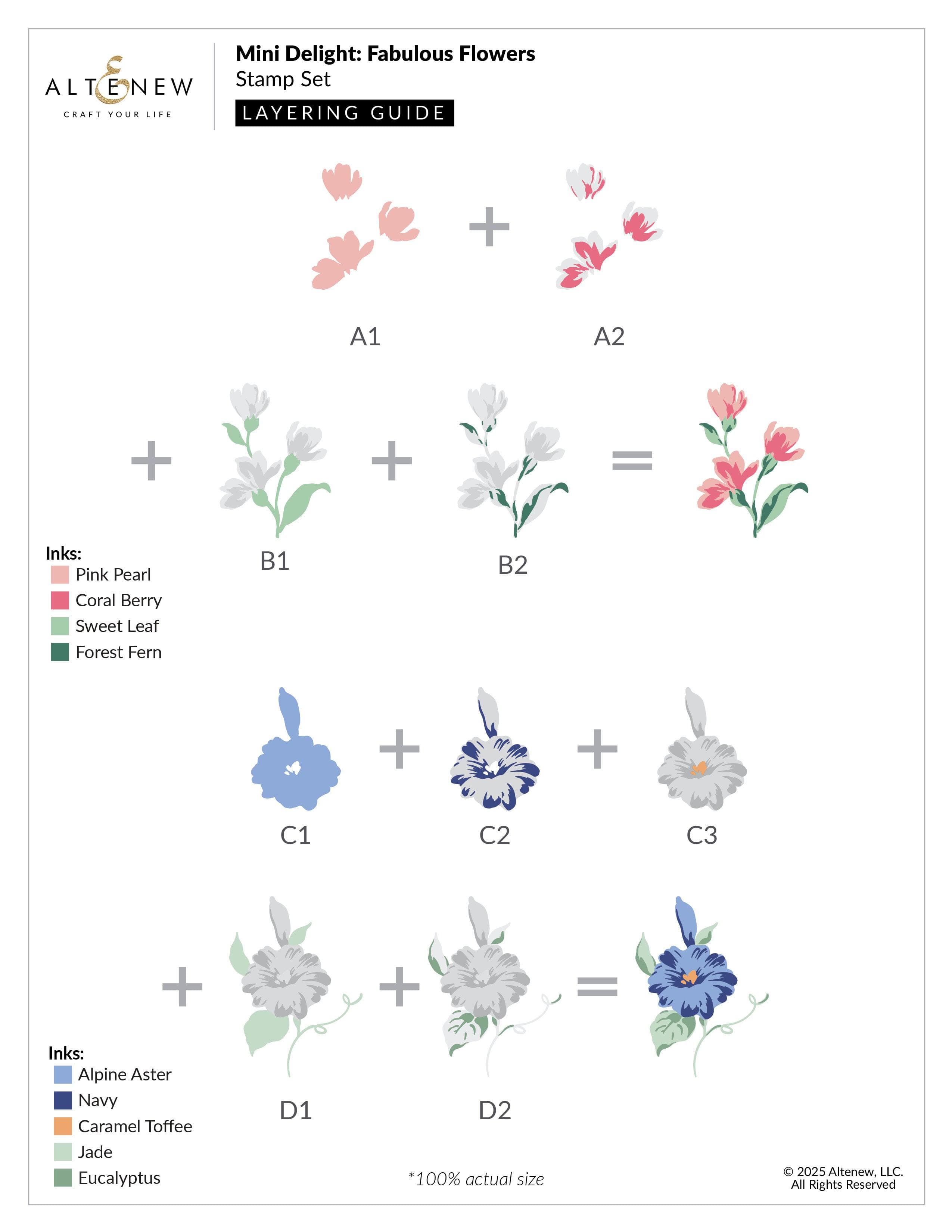 Mini Delight: Fabulous Flowers Stamp & Die Set for Card Making, Scrapbooking & DIY Crafts - Perfect for Handmade Greeting Cards, Wedding Invitations & Home Decor