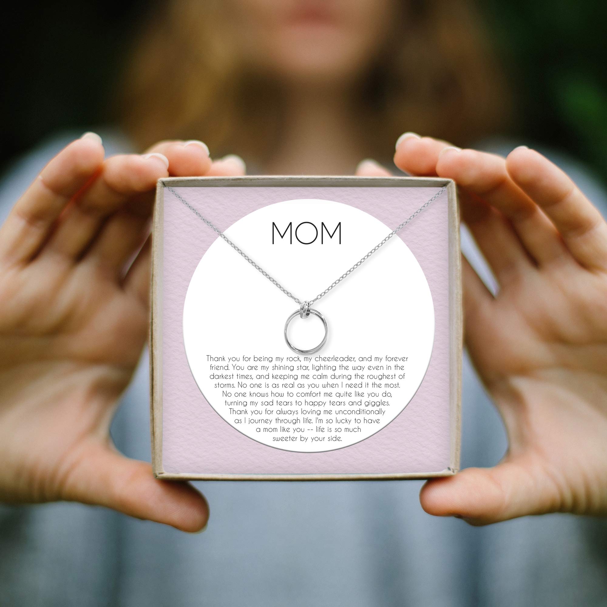 Heartbeat Mom Necklace - Personalized Jewelry Gift for Birthday, Mother's Day, Christmas | Perfect for Gifting & Special Occasions