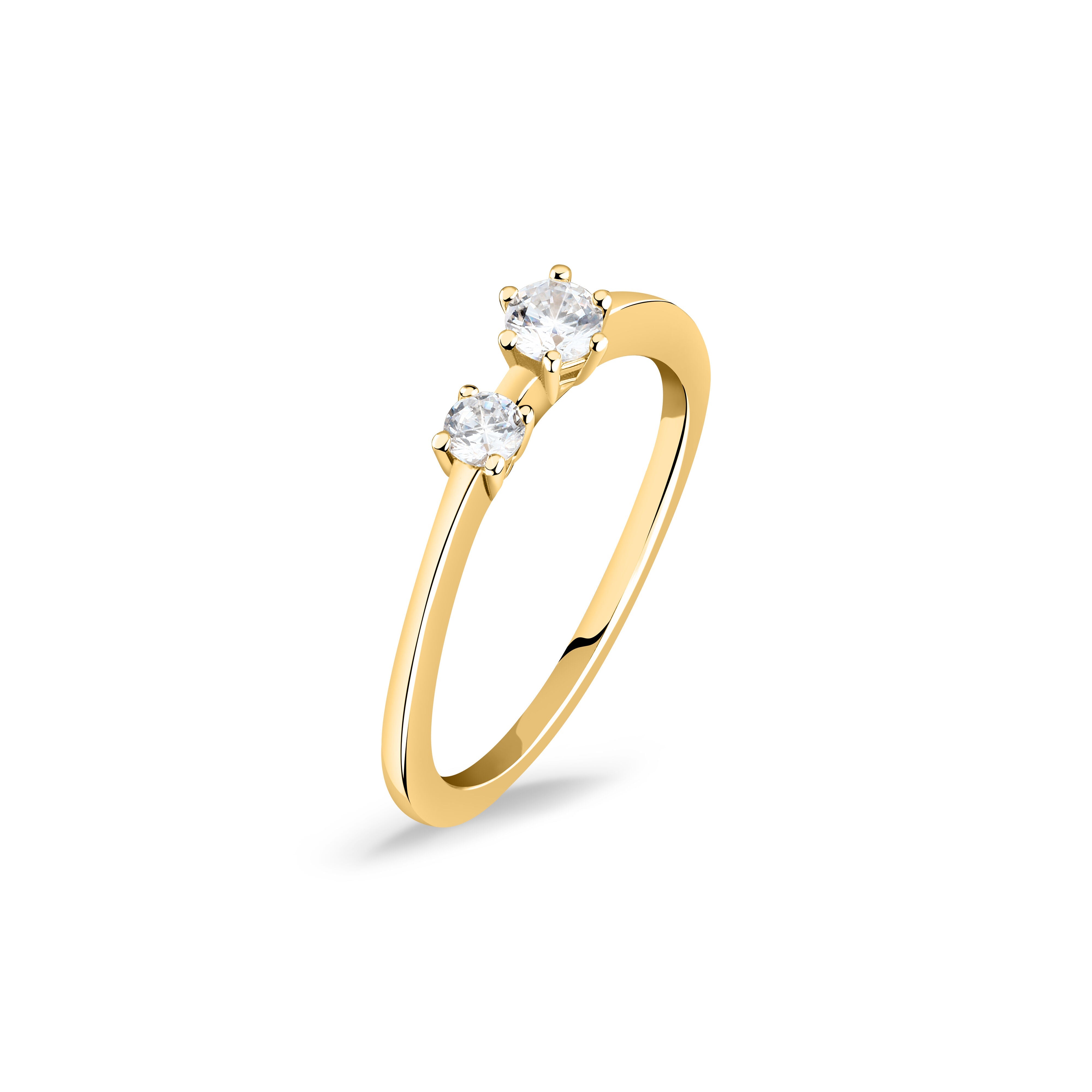 ANELLO DONNA LIVE DIAMOND CONTEMPORARY DIAMOND LDY025121010 - Elegant Women's Diamond Ring for Special Occasions, Weddings & Anniversaries