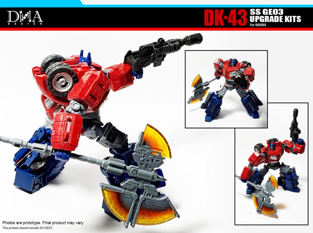 DNA Design DK 43 Upgrade Kit for SS GE03 Gamer Edition Optimus WFC - Transformers Action Figure Accessories for Collectors & Display Enhancement