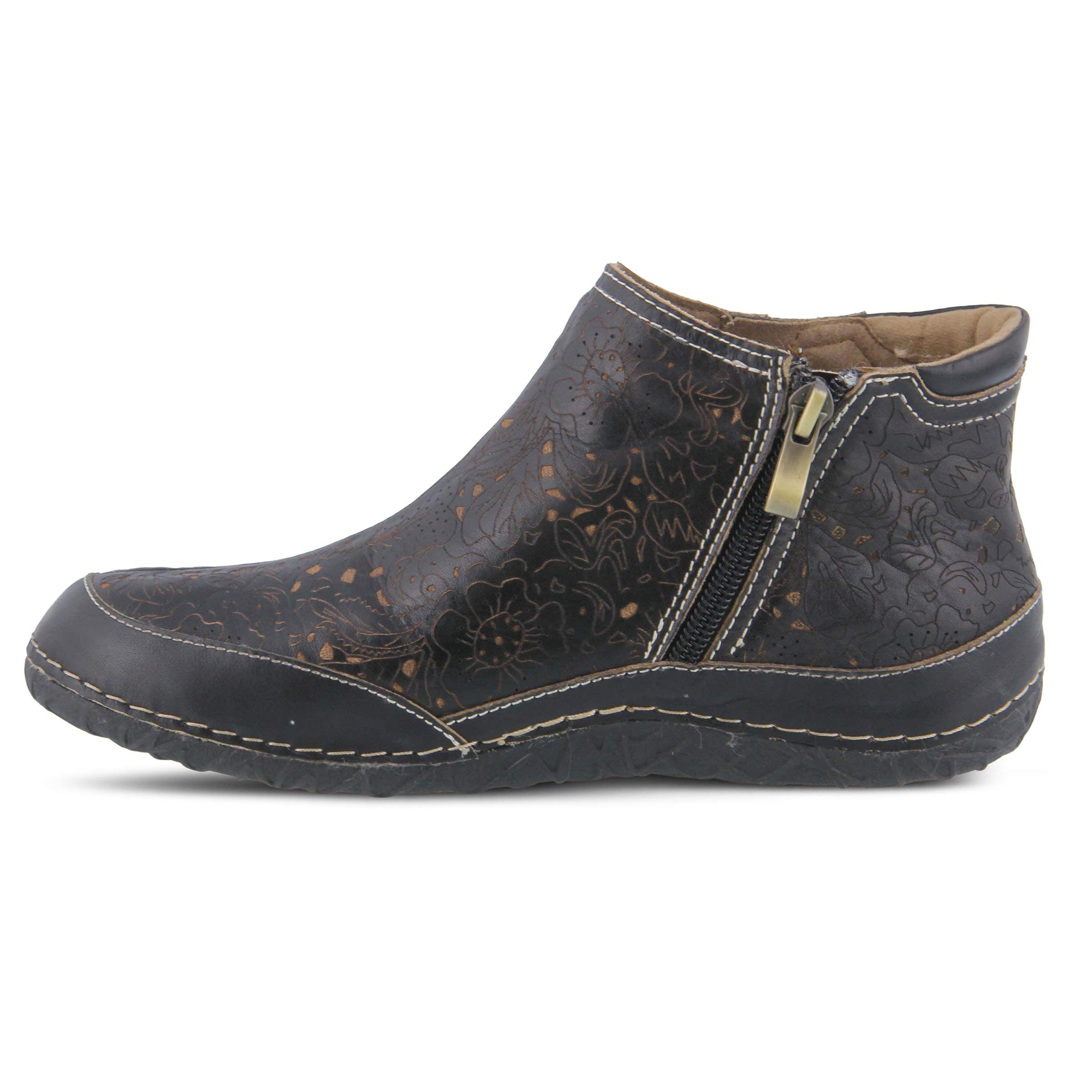 Spring Step L'Artiste Women's Ankle Boots - Comfortable Fashion Booties for Women, Chunky Heel & Side Zipper - Perfect for Office, Casual Outfits & Fall/Winter Seasons