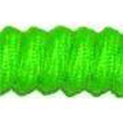 Neon Green Curly Shoelaces - 1 Pair Pack for Sneakers & Athletic Shoes | Fun & Durable Laces for Running, Basketball & Casual Wear
