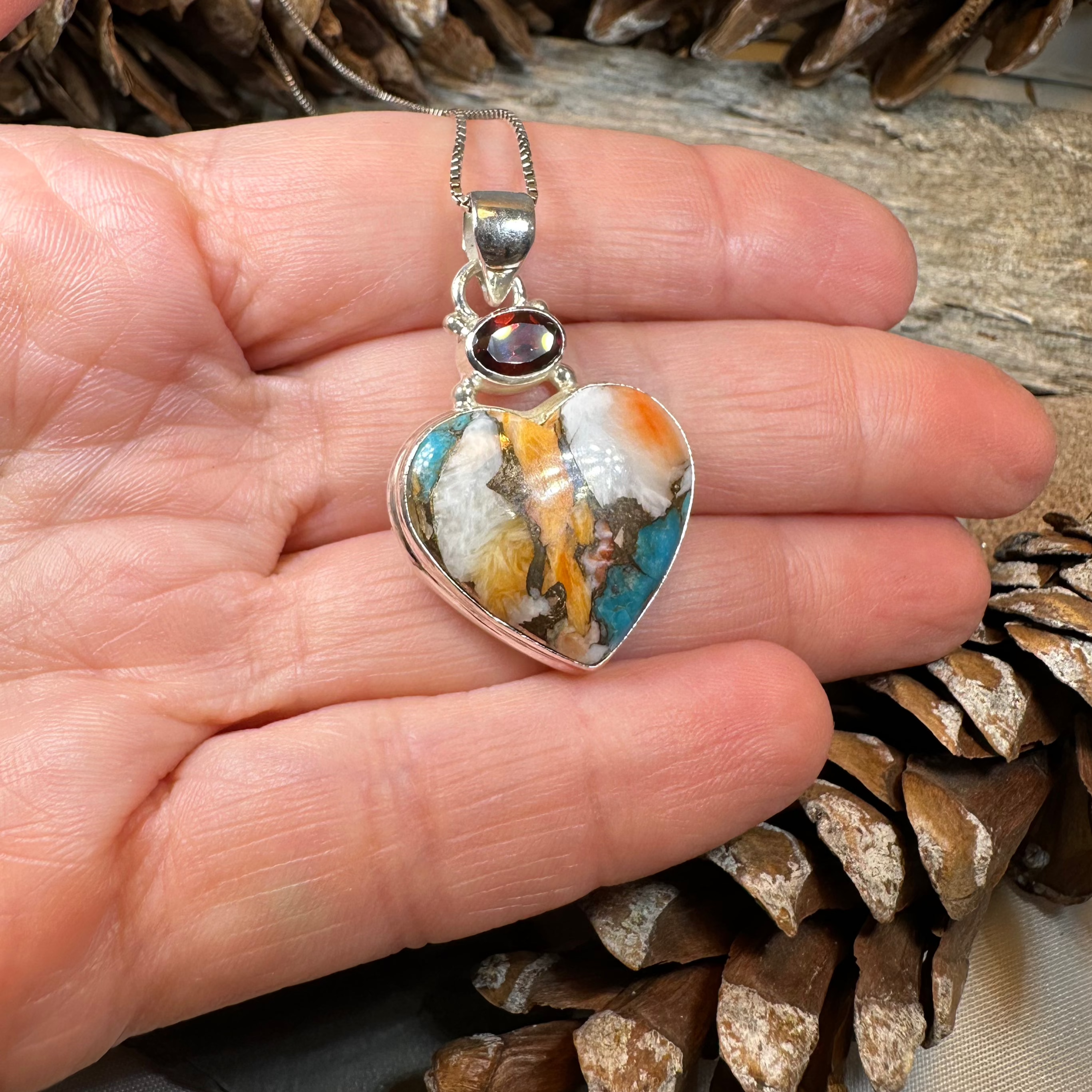 Colorful Heart Necklace - Elegant Dainty Jewelry for Women | Perfect Gift for Valentine's Day, Anniversary & Everyday Wear
