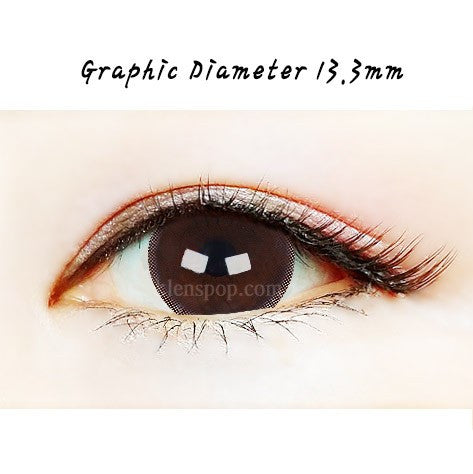 2Pcs Dali Brown Circle Contact Lenses - 6 Months Supply | Natural Eye Enlargement & Color Enhancement for Daily Wear, Cosplay & Special Events