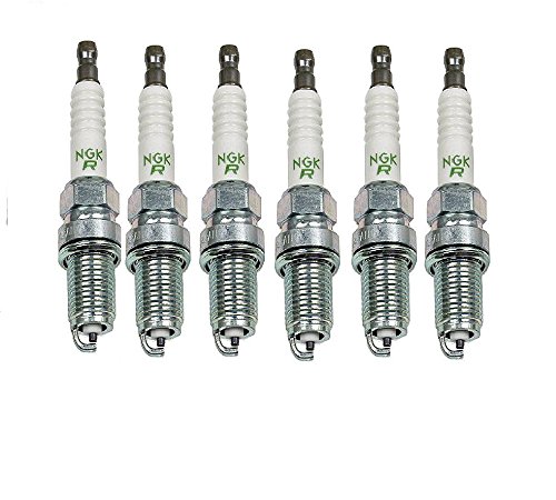 NGK V-Power BKR5E Spark Plug Set of 6 - High Performance Resistor Plugs for Cars, Trucks & Motorcycles - Perfect for Tune-Ups & Engine Maintenance