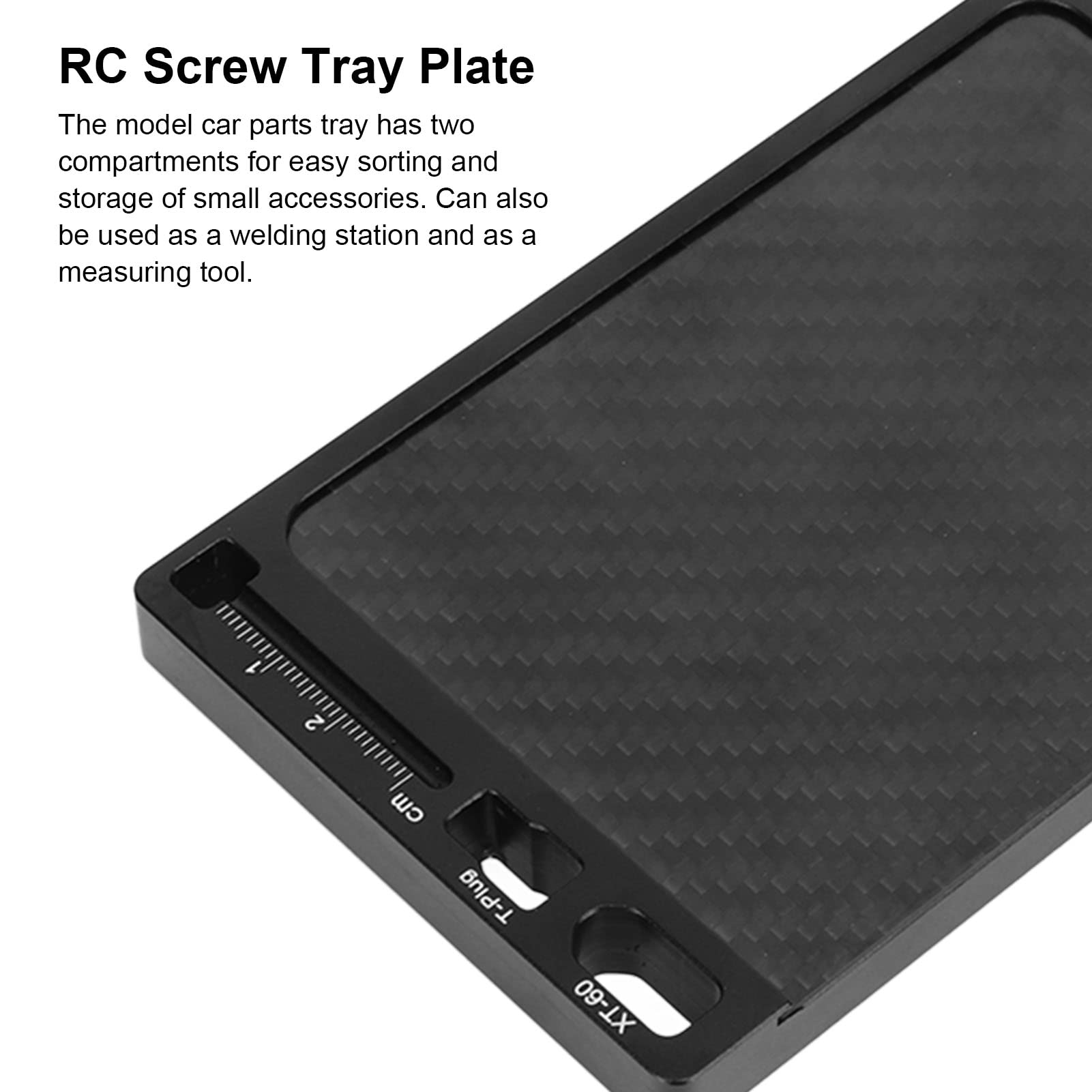 Universal Metal RC Car Repair Screw Tray - Multifunctional Tool Kit for RC Model & Auto Maintenance - Essential Screwdriver Accessories for Hobbyists & DIY Enthusiasts (Perfect for RC Car Upgrades, Drone Repairs & Household Fixes)