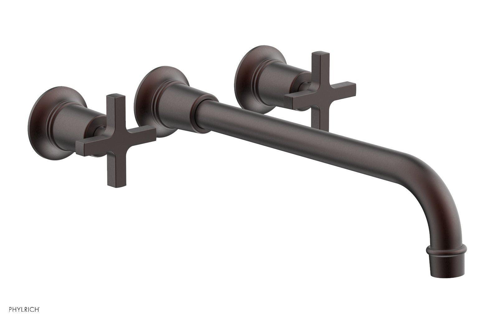 HEX MODERN Wall Mounted Lavatory Faucet Set with 12