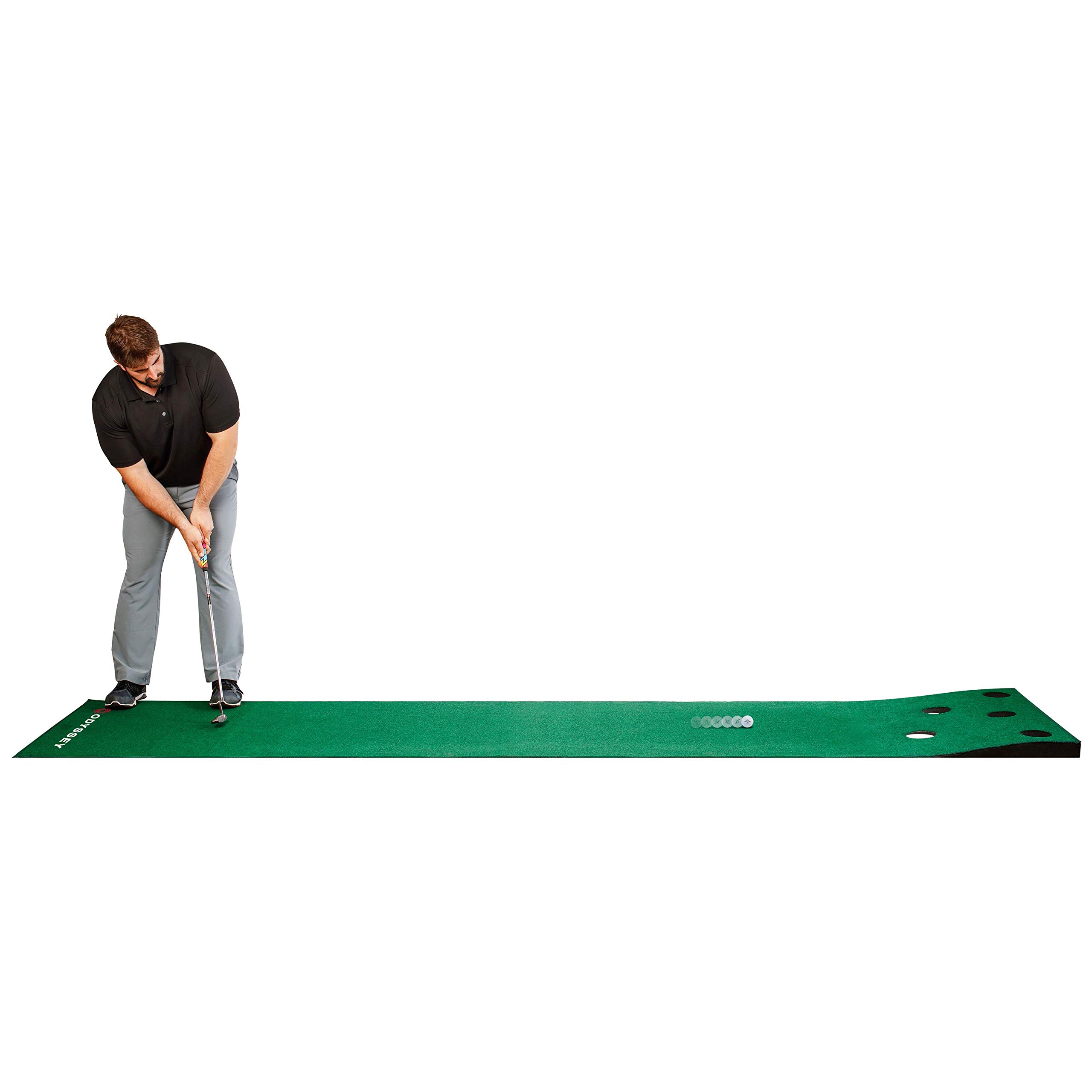 Callaway Odyssey 12 Ft. Indoor Putting Green Golf Mat - Premium Golf Putting Training Aid for Home & Office Practice | Perfect for Indoor Golf Practice, Game Room & Backyard Training