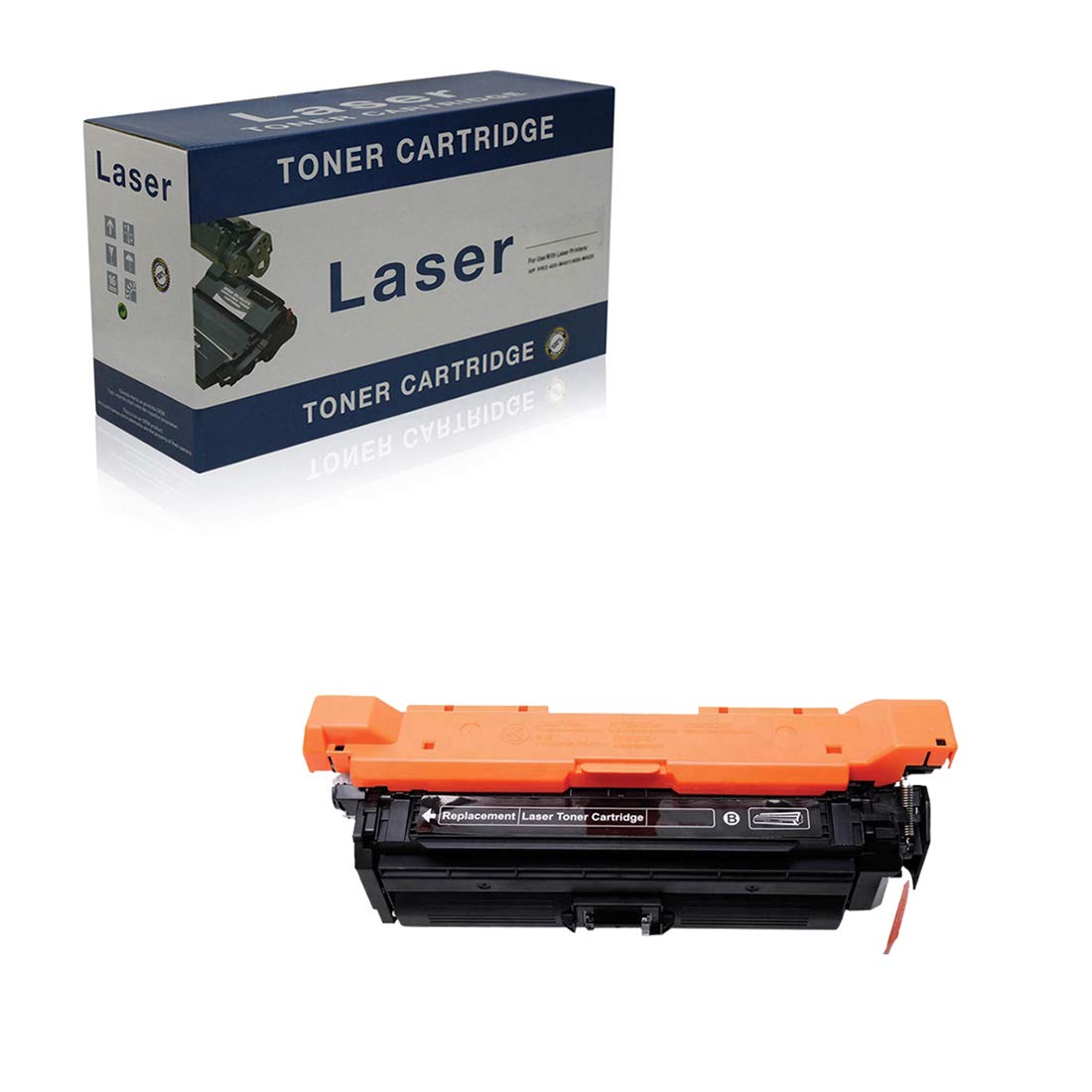 High-Quality Compatible Toner Cartridge Replacement for HP 504A/504X/CE250A/CE251A/CE252A/CE253A - Works with HP Color LaserJet CP3525/CP3525N/CP3525DN/CP3525X/CM3530 Printers - Black - Perfect for Office & Home Printing Needs