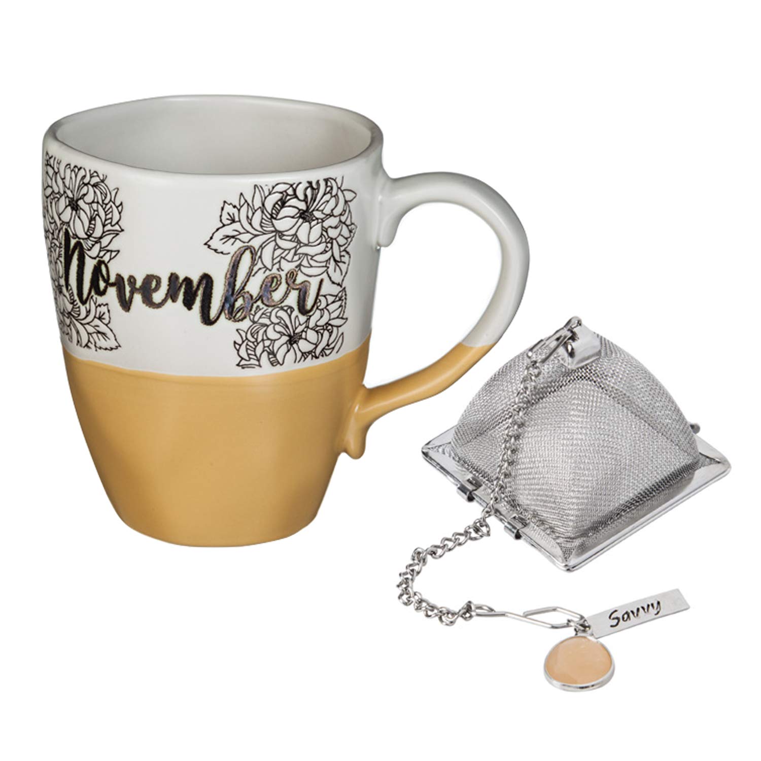 November Birthday Ceramic Mug - 6 x 4 x 5 Inches - Perfect for Coffee, Tea & Gifts
