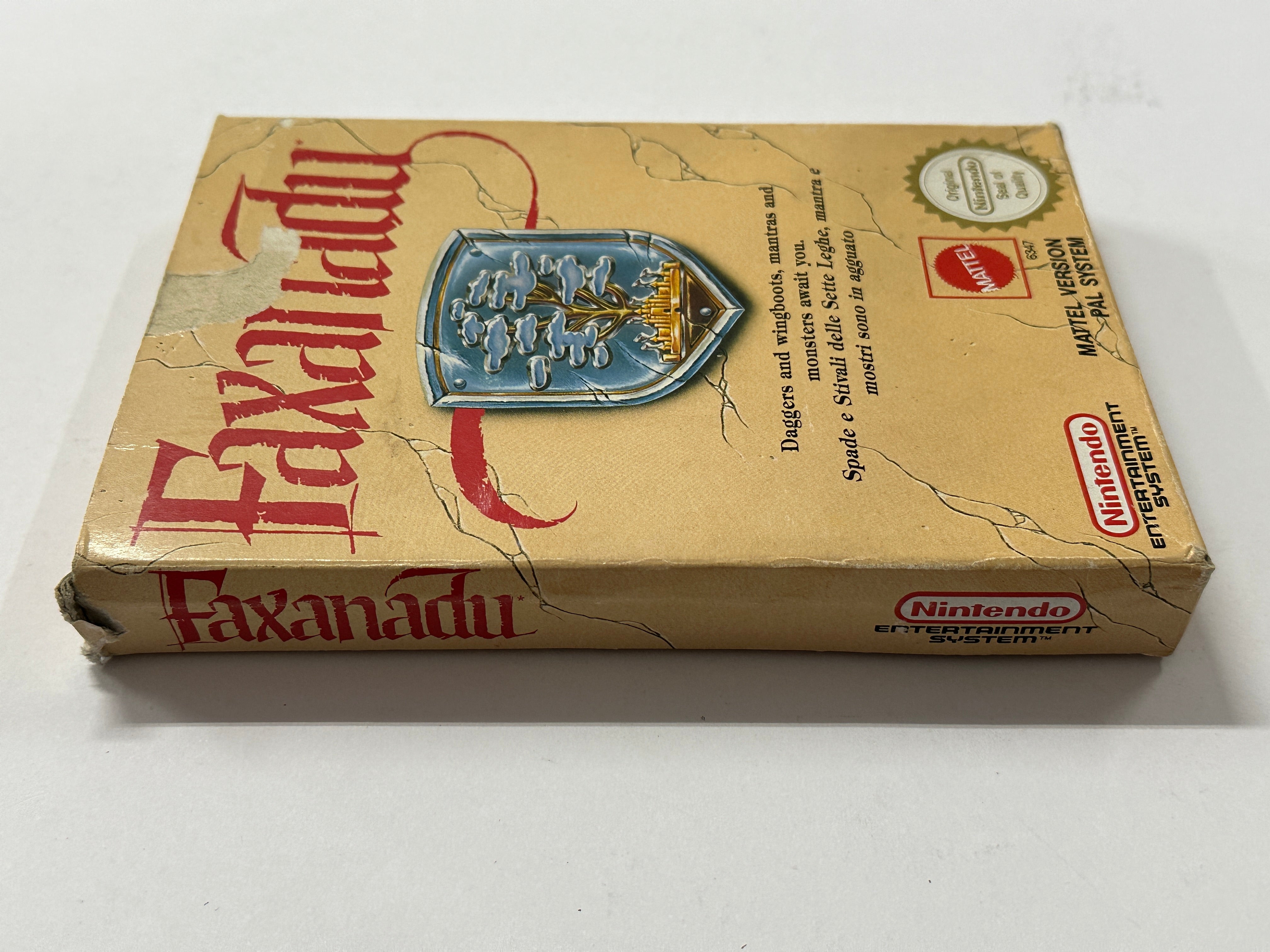 Faxanadu Complete In Box - Classic NES Game with Manual & Box - Perfect for Retro Gaming Collectors & Nostalgic Play