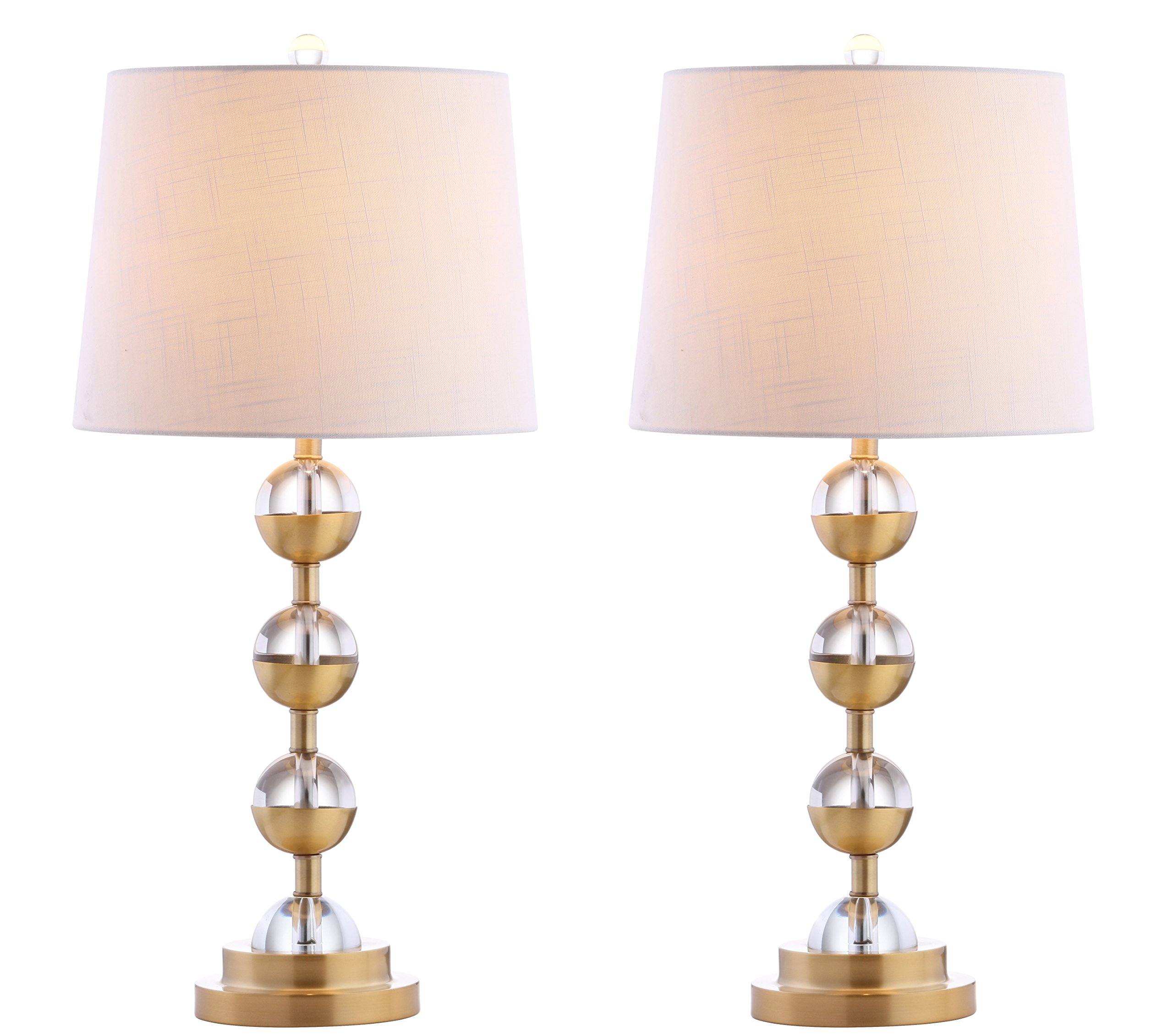 Jonathan Y JYL2049A-SET2 Crystal LED Table Lamp Set of 2 - 27.5