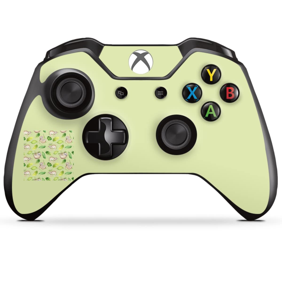 DeinDesign Xbox One Controller Skin - Sloth & Leaves Pattern Sticker Compatible with Microsoft Xbox One Controller - Perfect for Gaming, Protection & Personalization