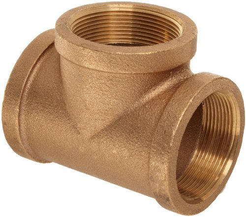 High-Quality Brass Pipe Fitting - Class 125 Tee, 1/2
