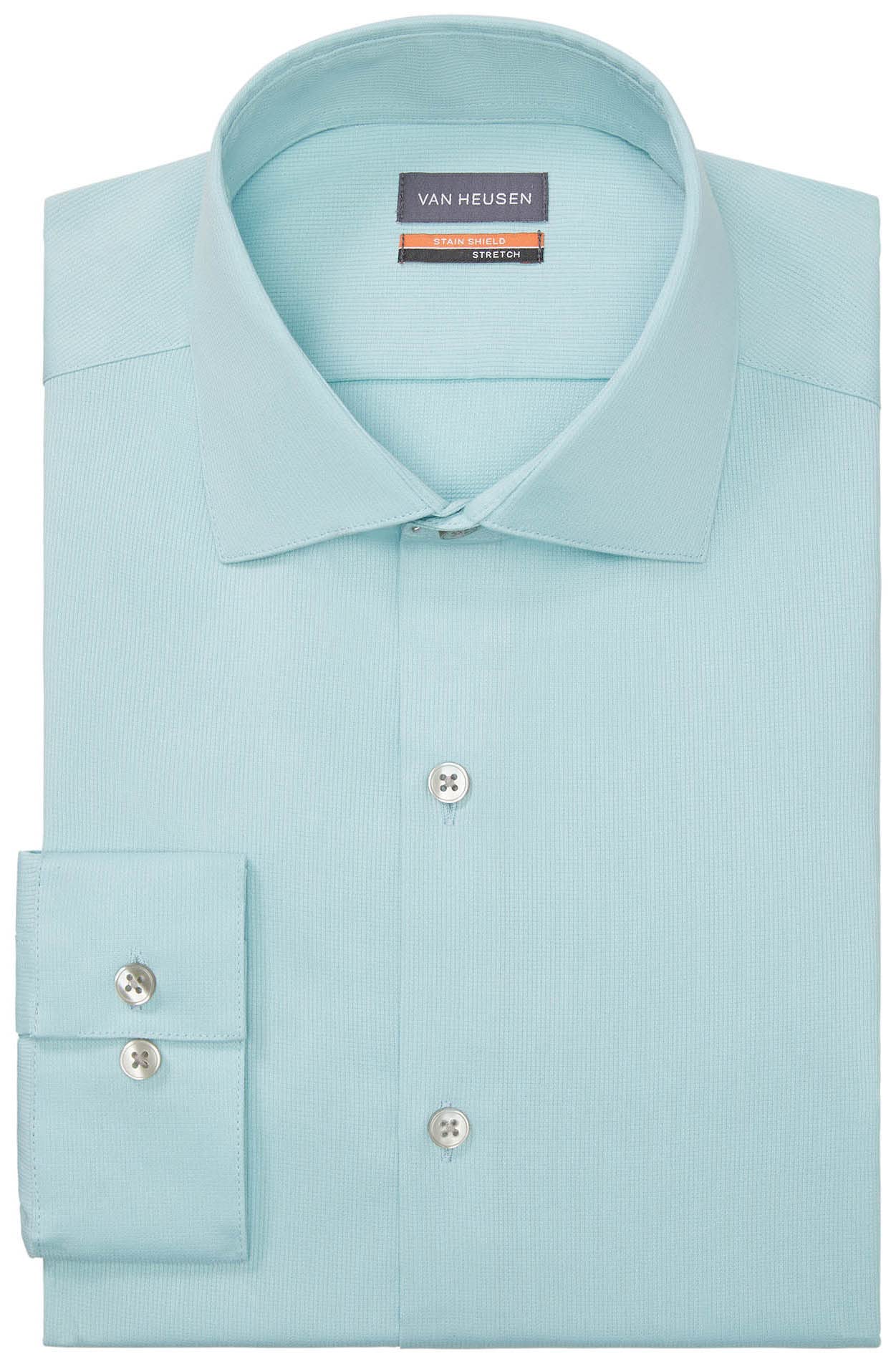Van Heusen Men's Tall Fit Dress Shirt - Stain Resistant & Stretch Comfort for Big & Tall - Perfect for Office, Business Meetings & Formal Occasions