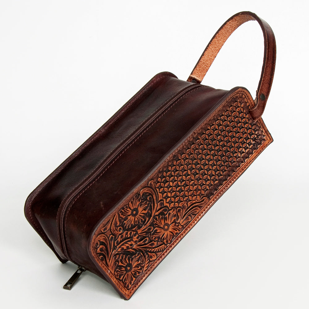 American Darling Hand-Tooled Genuine Leather Women's Western Handbag Purse - Stylish Cowgirl Bag for Rodeo, Country Music Festivals & Everyday Use