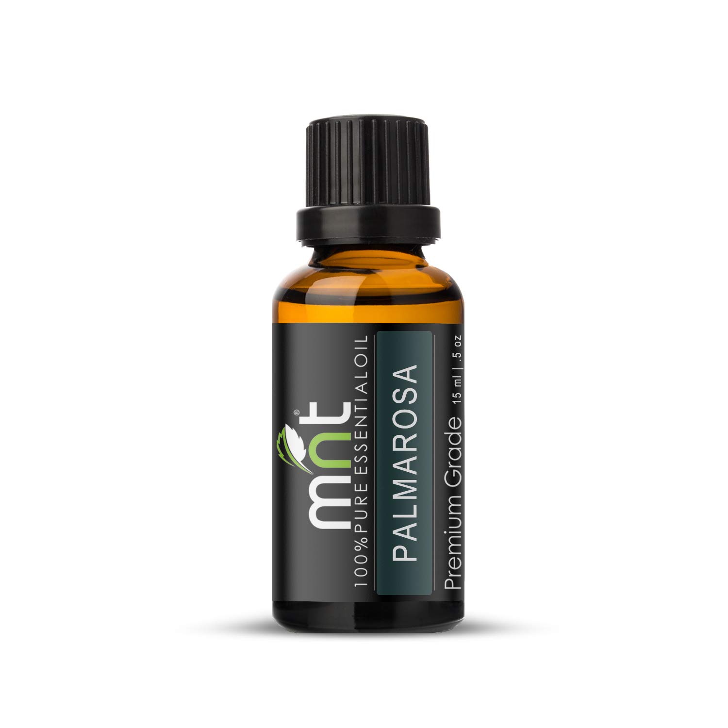 100% Pure Palmarosa Essential Oil - Undiluted, Natural & Therapeutic Grade for Aromatherapy, Skin Hydration & Dry Skin Care (15ml) - Perfect for Diffusers, Massage & DIY Beauty Products