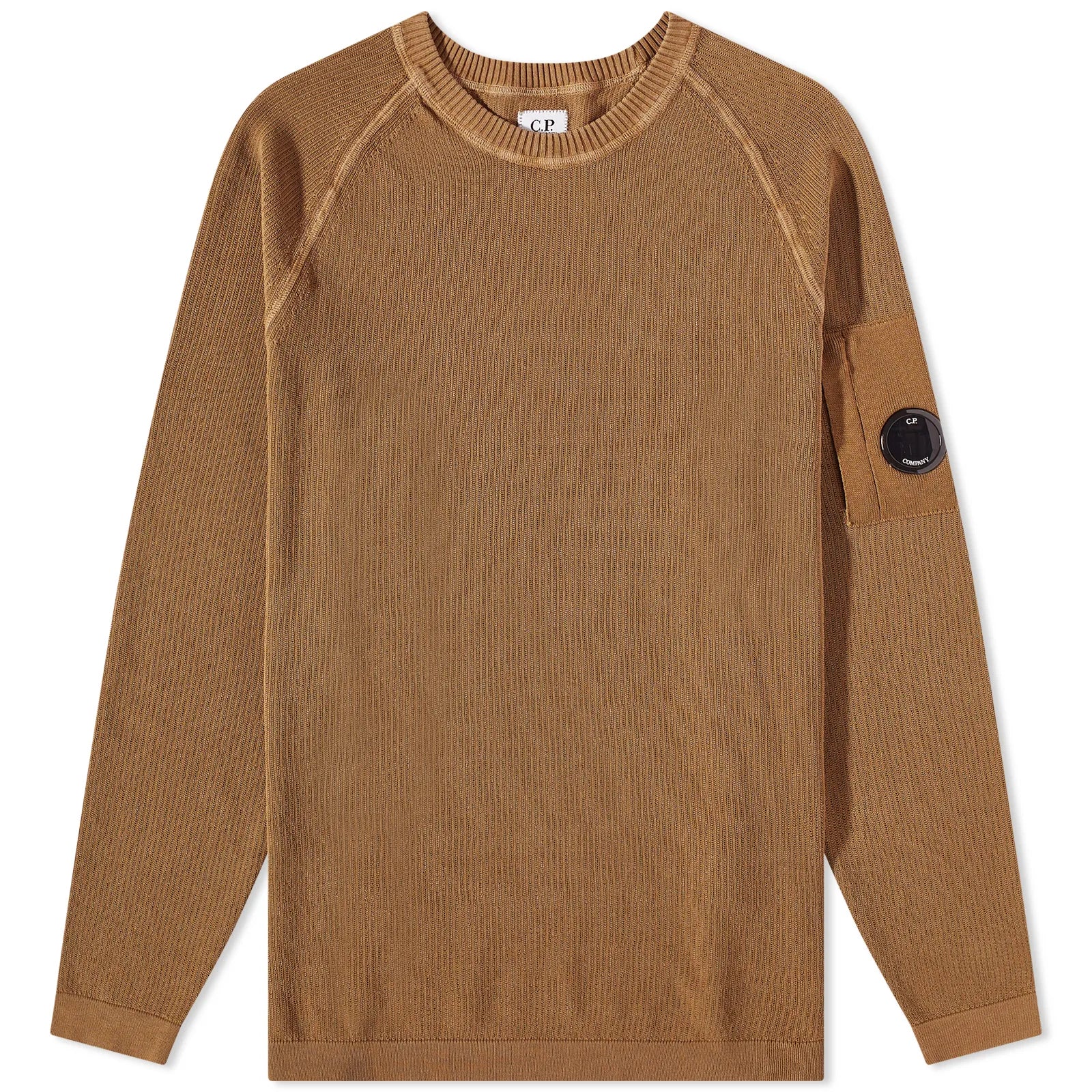 CP Company Lens Crew Knit Sweater - Men's Casual Pullover Jumper for Streetwear & Urban Fashion | Perfect for Fall Layering and Everyday Wear