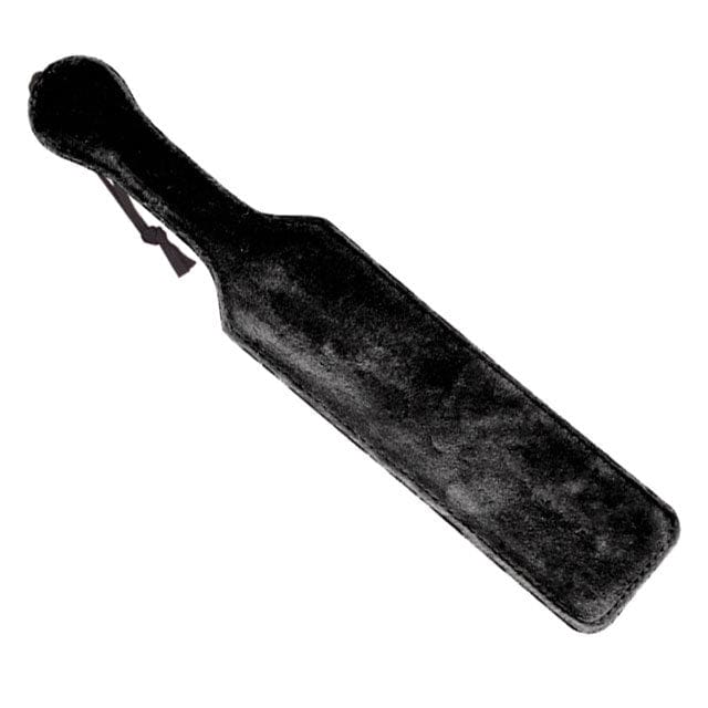 Premium SS Dual-Sided Leather & Fur Spanking Paddle for BDSM, Sensation Play & Adult Intimacy - Soft Leather & Plush Fur for Sensual Play & Couples Bonding