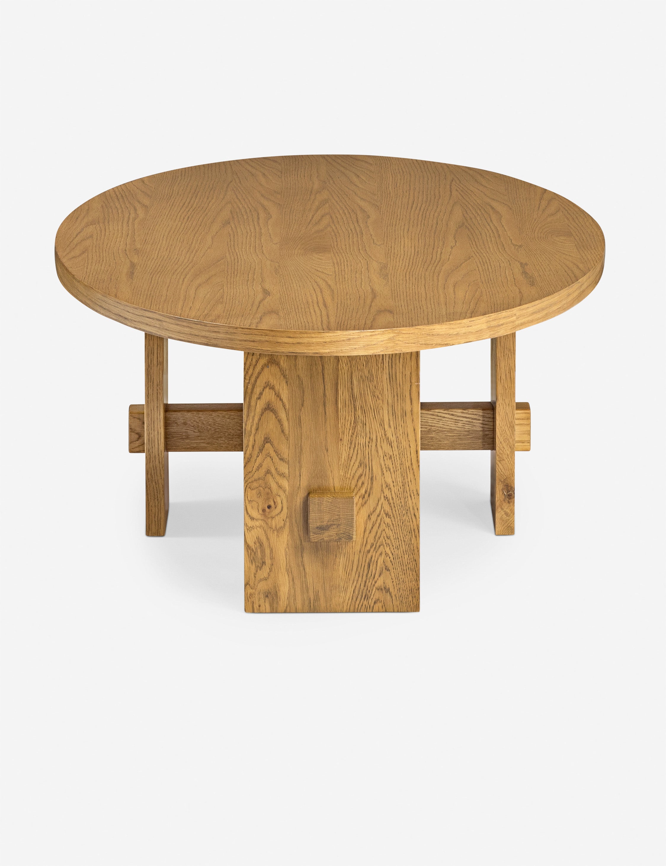 Modern Oval Coffee Table - Solid Wood Living Room Furniture for Small Spaces - Perfect for Apartments, Lounges & Cozy Home Decor