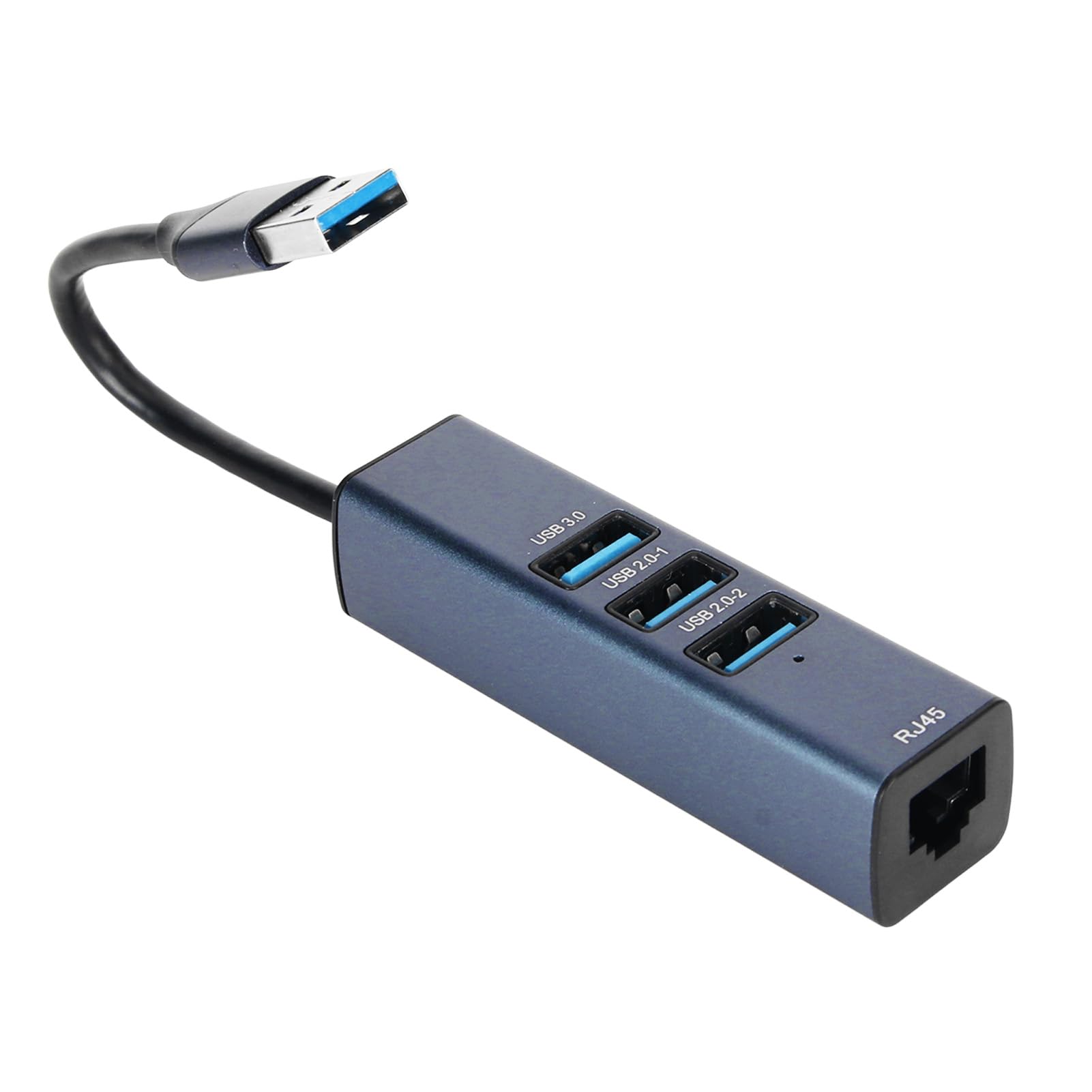 4-Port USB to Ethernet Adapter - Aluminum Alloy USB Ethernet Hub for Laptop, Tablet, PC | High-Speed Data Transfer & Stable Connection for Home Office, Gaming & Remote Work