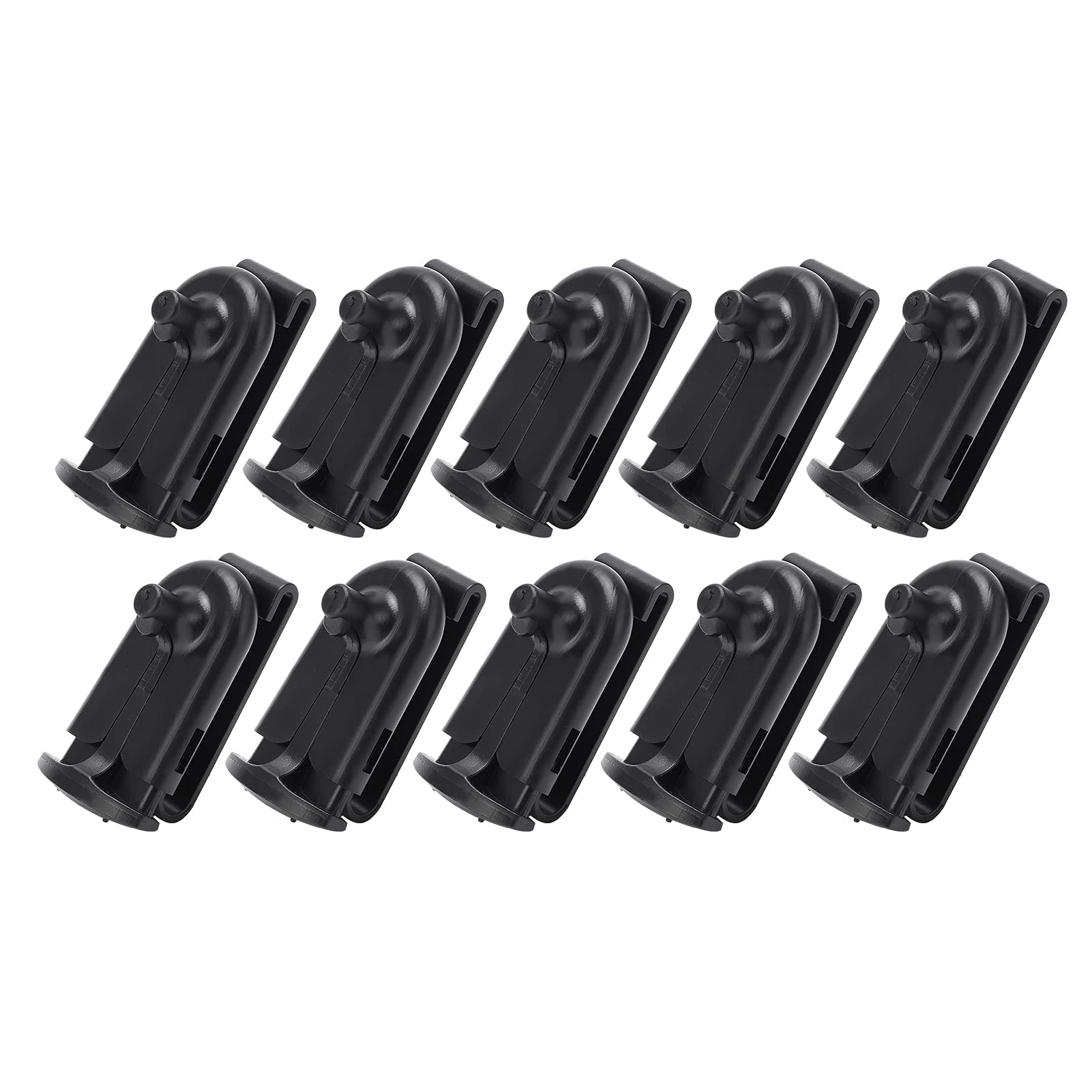 Eulbevoli 10Pcs Walkie Talkie Belt Clip for T5720/5428/5628/5728 - Secure & Lightweight for Outdoor Work