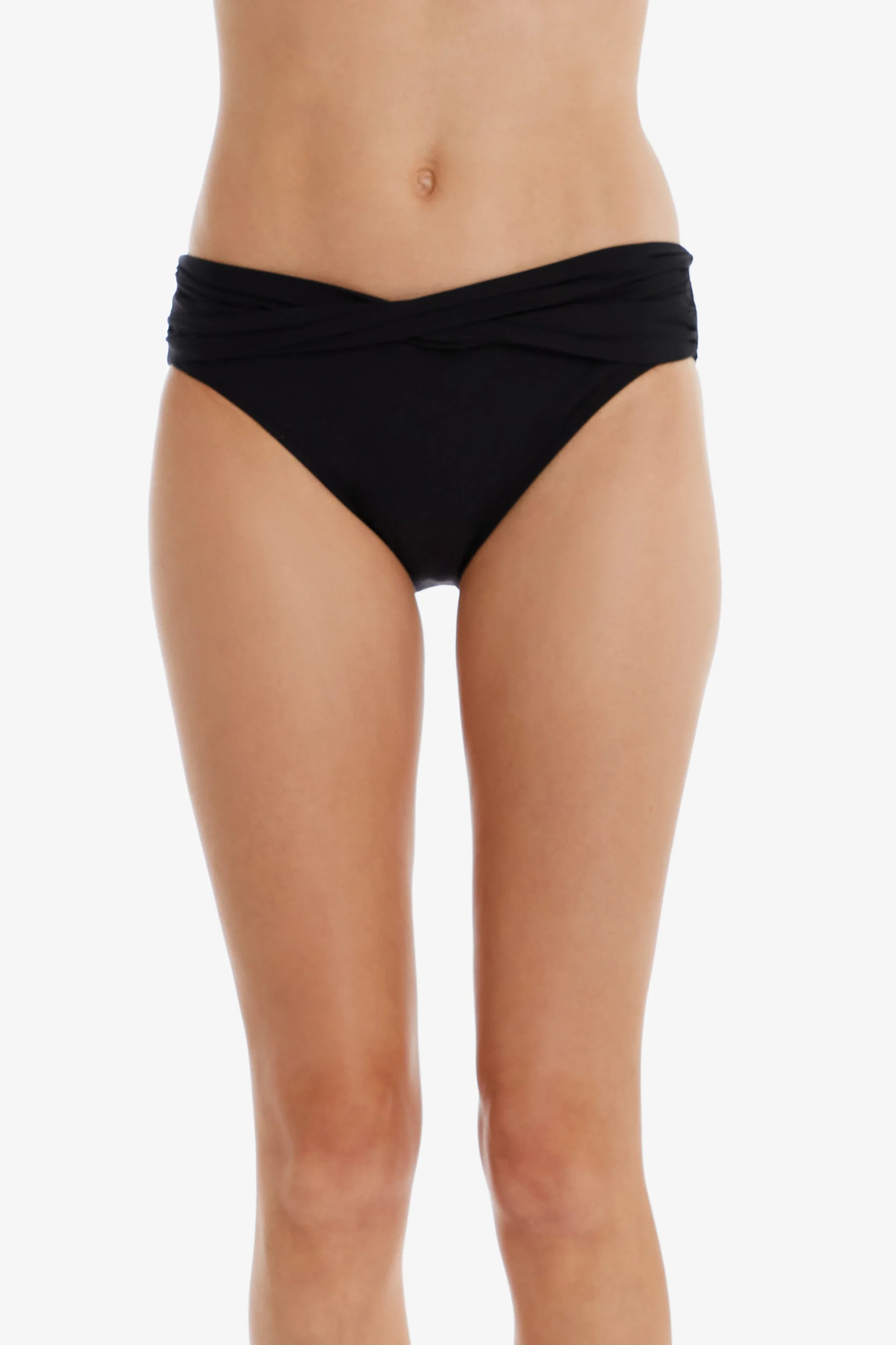 Twist Front Hipster Underwear - Sexy Black Women's Panties for Everyday Comfort & Style | Perfect for Yoga, Lounge & Sleepwear