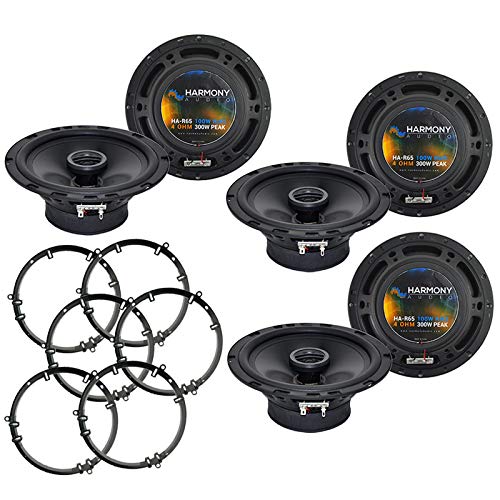 Harmony Audio HA-R65 Speaker Replacement Kit for 2005-2014 Volkswagen Jetta (3) - 5.25