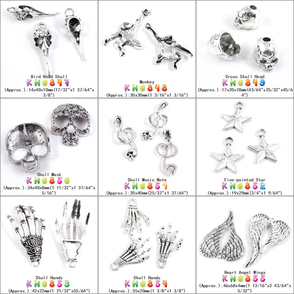 Wholesale Jewelry Making Charms & Pendant Findings - Loose Beads & Beading Supplies for DIY Bracelets, Necklaces & Craft Projects - Bulk 095 Charms