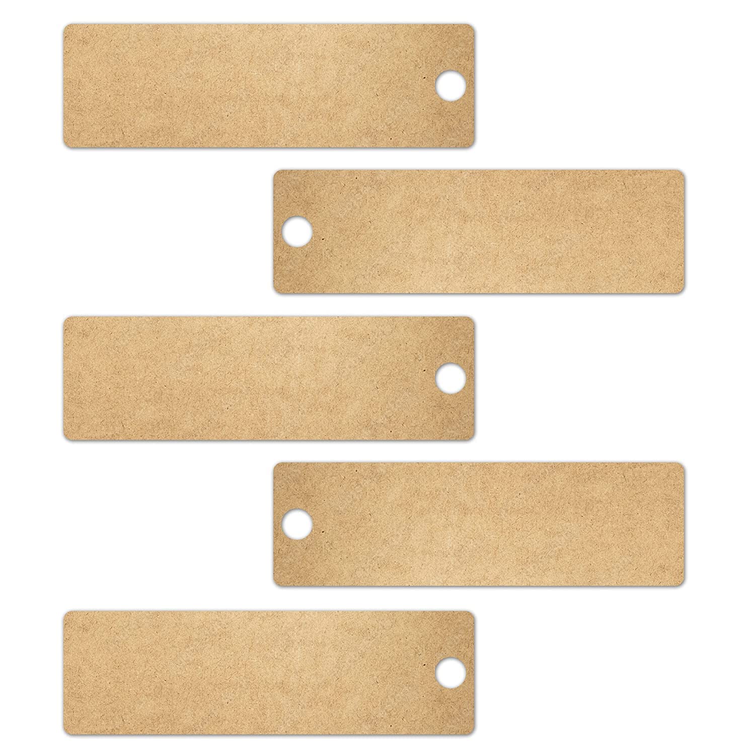 Printfry 10-Piece MDF Cutouts for Art & Craft - Smooth Surface Boards for Decoupage, Resin Art, Pyrography, Mandala - Perfect for DIY Projects, Home Decor & Scrapbooking
