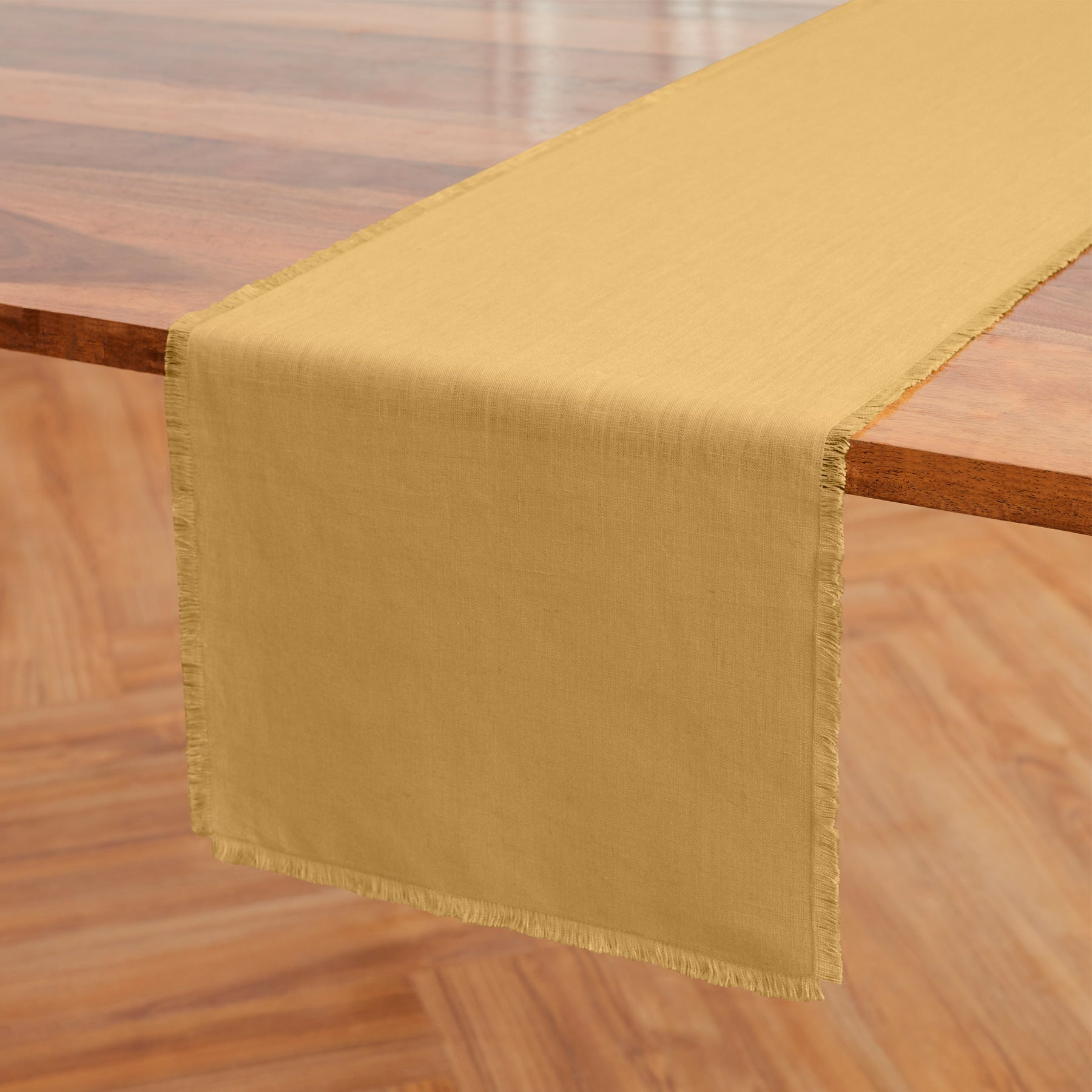 Elegant Fringe Table Runner for Dining Room Decor - Perfect for Weddings, Parties, and Home Decor | Washable & Durable Lace Trim Table Cover