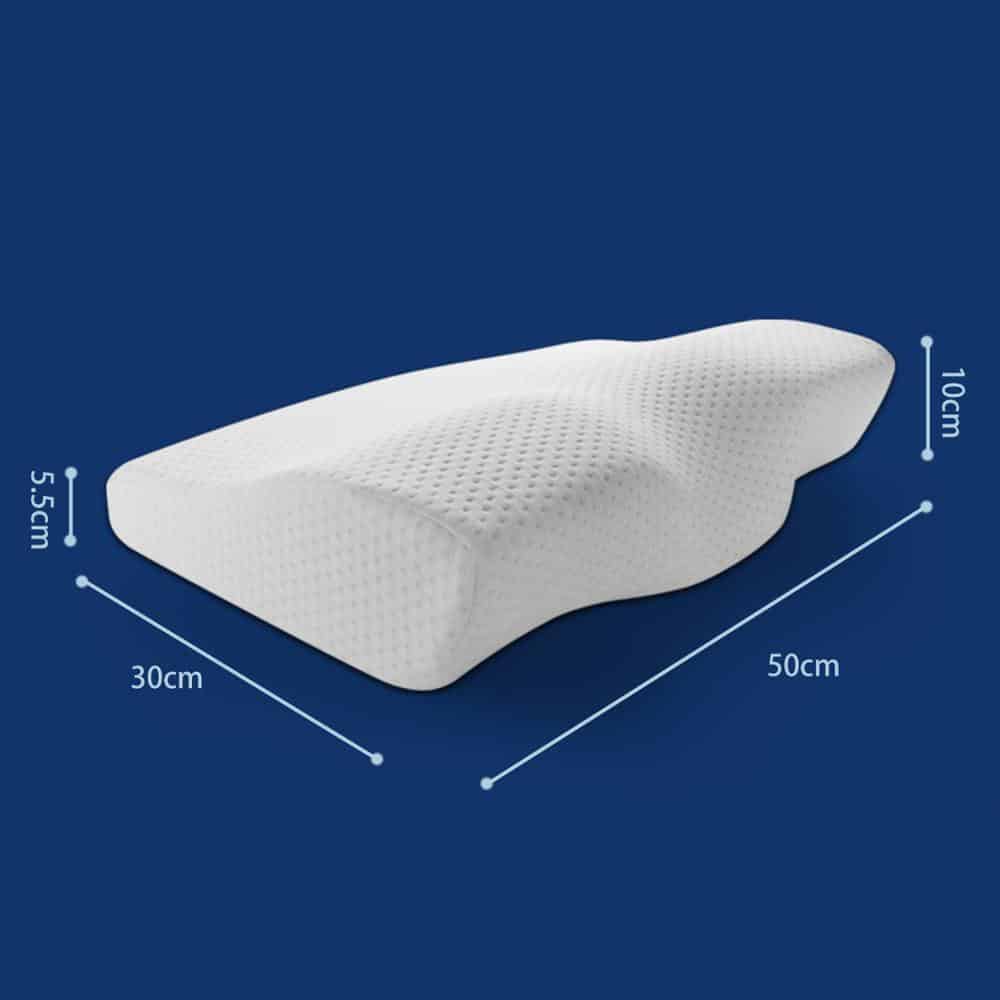 Therapeutic Butterfly Pillow for Neck & Shoulder Pain Relief - Ergonomic Design for Side, Back & Stomach Sleepers - Perfect for Travel, Home & Office Use