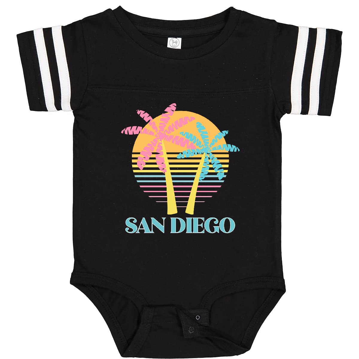 Inktastic San Diego California Beach Vacation Baby Bodysuit - Cute Infant Onesie for Summer Travel & Family Photos | Perfect Beachwear for Babies, Newborns & Toddlers