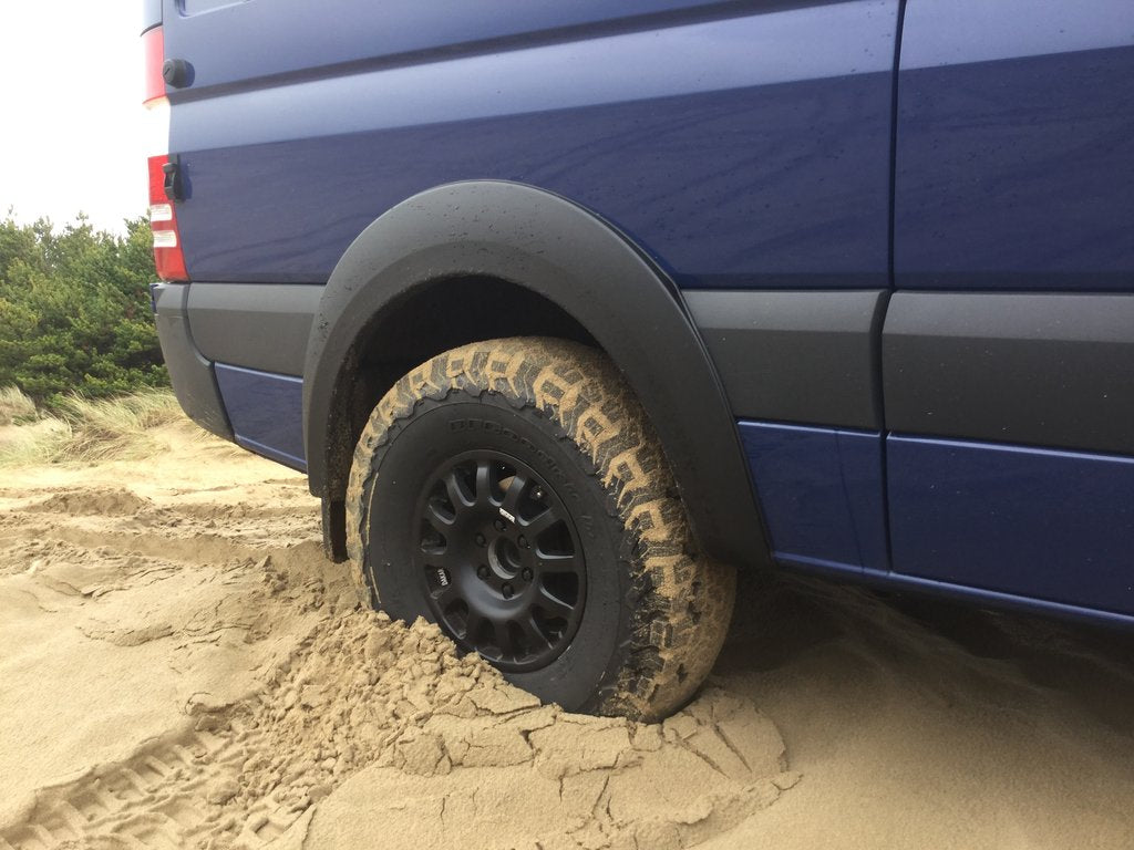 Terrawagen Sprinter 4x4 BIG Fender Flare Kit for 2014-2018 Mercedes-Benz Sprinter - Off-Road Upgrade for Adventure & Camping