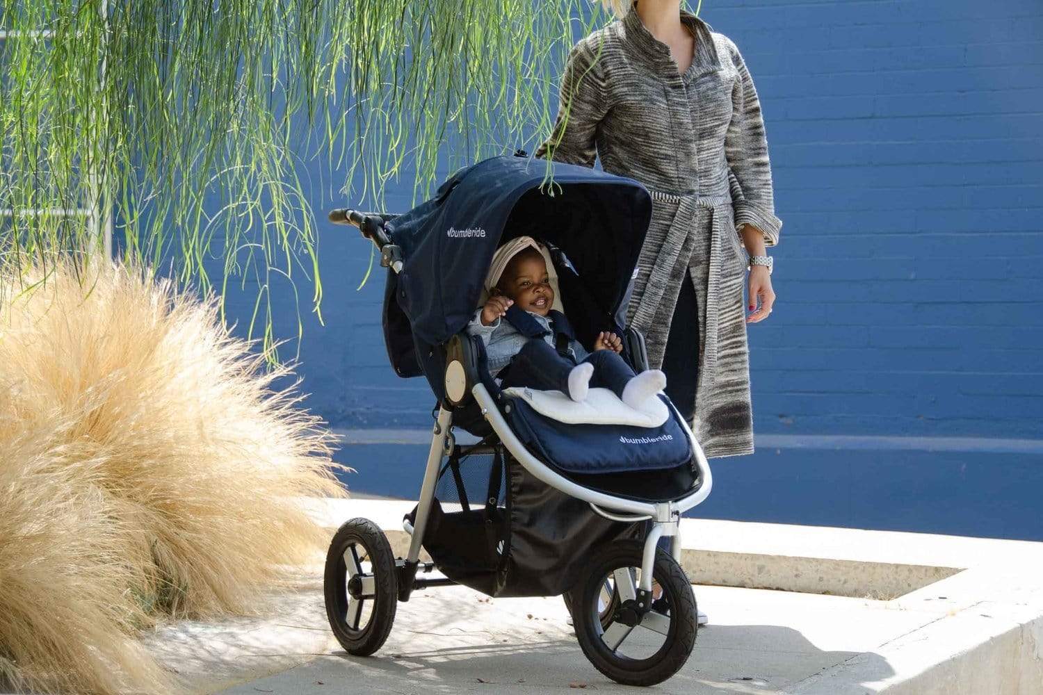 Bumbleride Organic Cotton Stroller Seat Liner - Soft, Breathable & Washable for Baby Comfort - Perfect for Strollers, Carriers & High Chairs