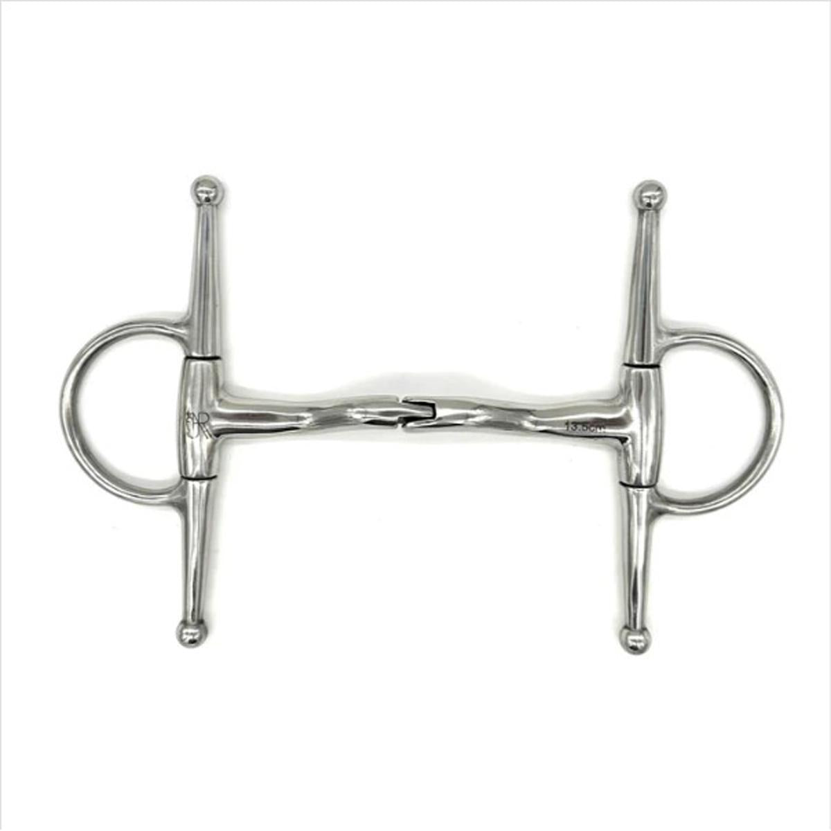 AJR Anatomic Locking Hinge Full Cheek Bit - Comfortable Horse Training Bit for Dressage & Jumping - Perfect for Equestrian Sports and Professional Riding